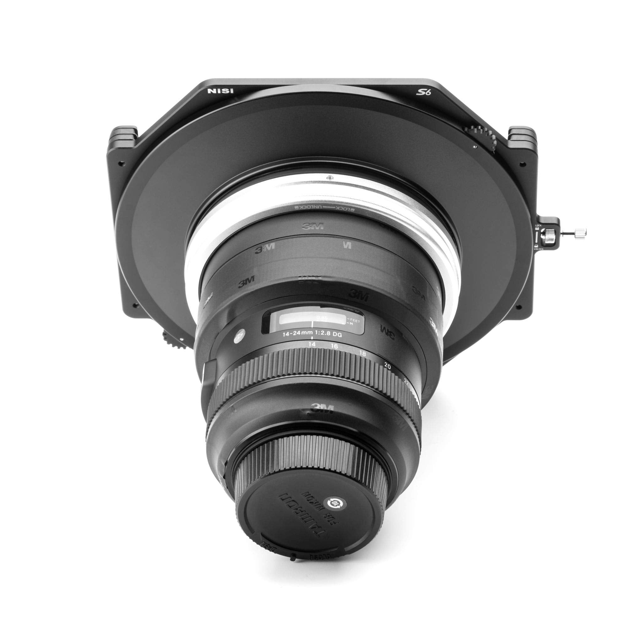 Nisi S6 150Mm Filter Holder Kit For Sigma 14 24Mm F/2.8 Dg Hsm Art (For Canon Ef/Nikon F Mounts)   Integrated Rotating True Colo