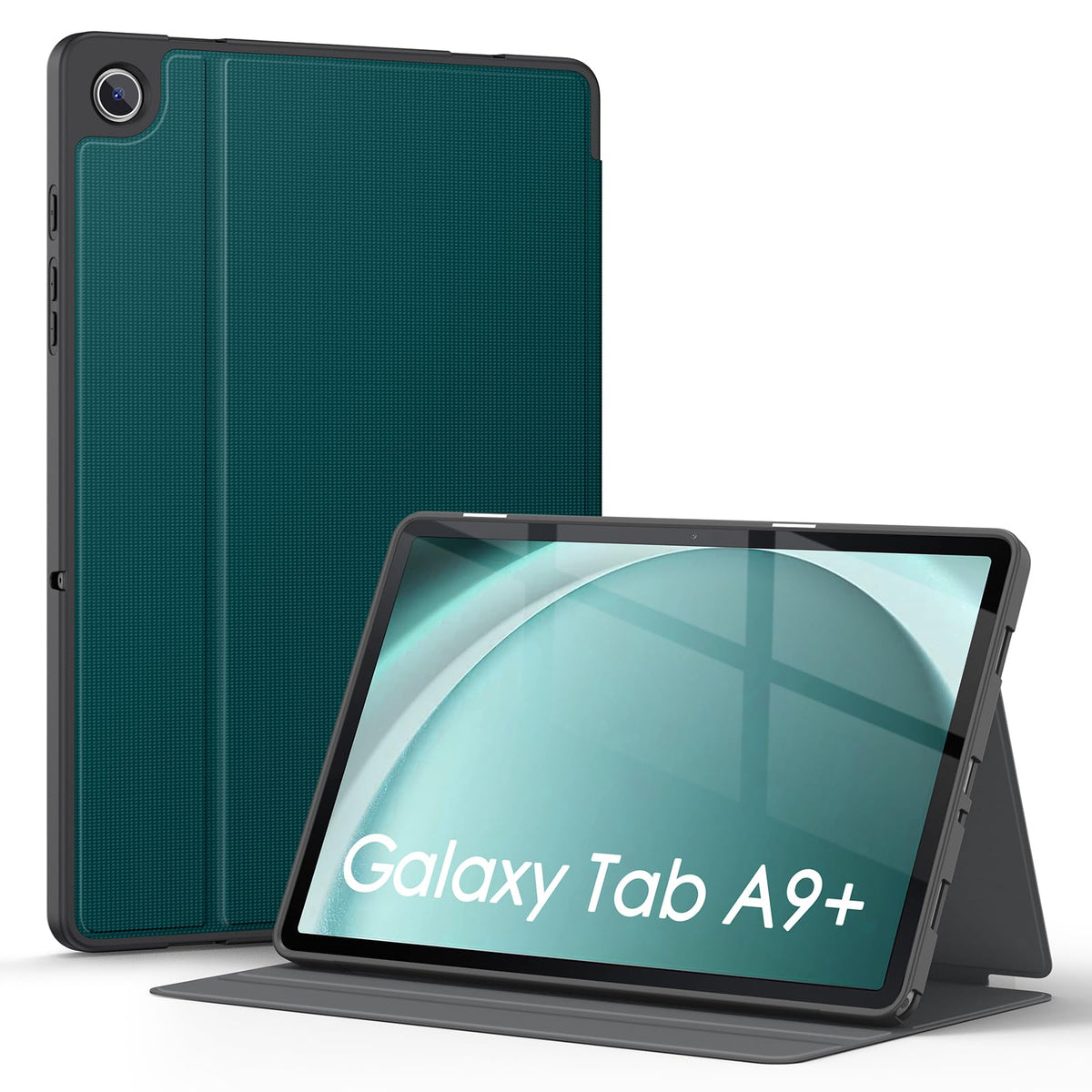 Soke Case For Galaxy Tab A9+/A9 Plus 11 Inch 2023, Shock Proof Smart Folio Stand Case, Multi  Viewing Angles, Soft Tpu Back Cover For Samsung Galaxy Tab A9+ Tablet [Sm X210/X216/X218], Teal