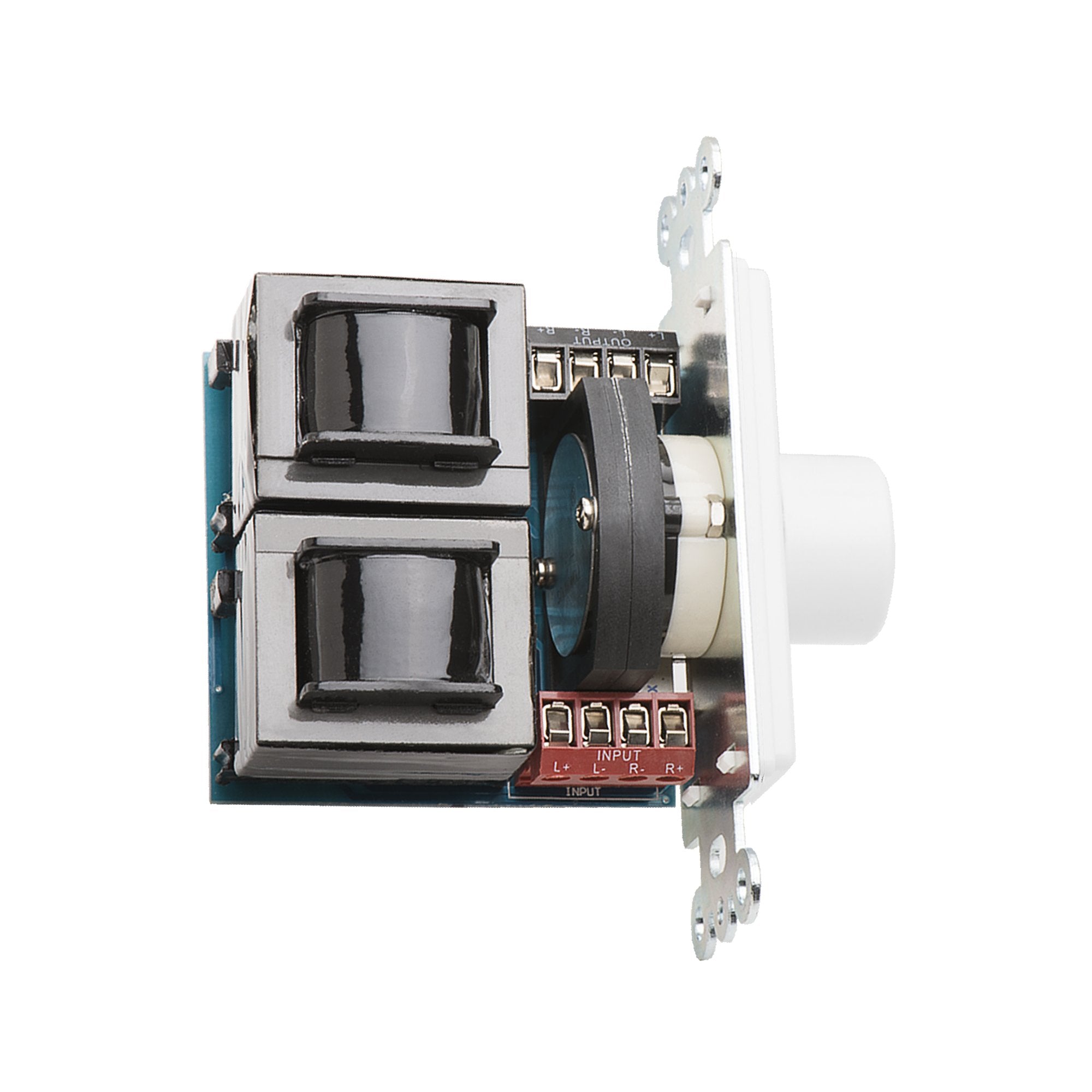 OSD 100W Sleek, Modern, Minimalist Design In Wall Volume Control, Rotary Knob White Impedance Matching SLK100