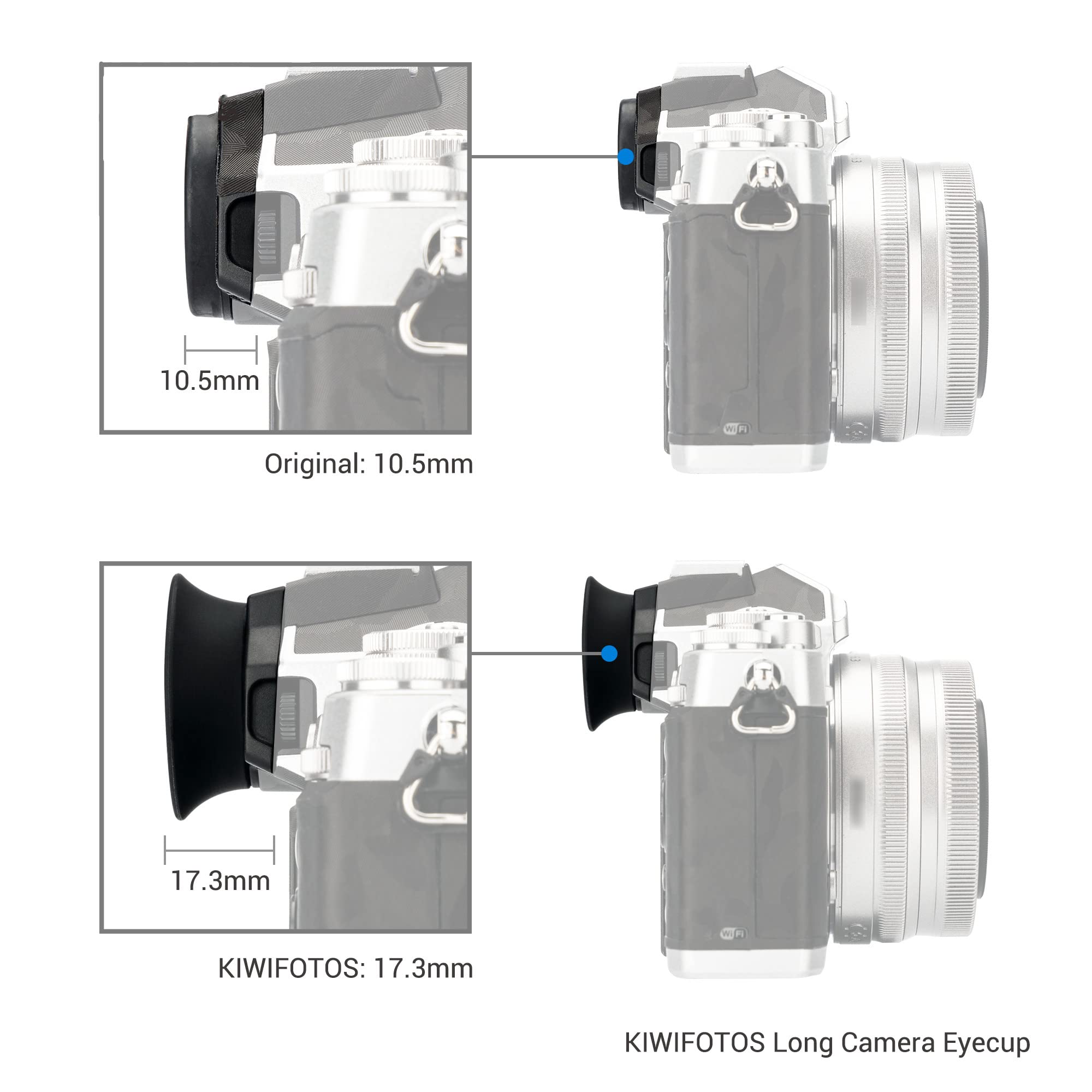 Soft Silicon Camera Viewfinder Eyecup Eyepiece Eyeshade For Nikon Zfc Z Fc Camera Replaces Nikon Dk 32 Eye Cup Protector