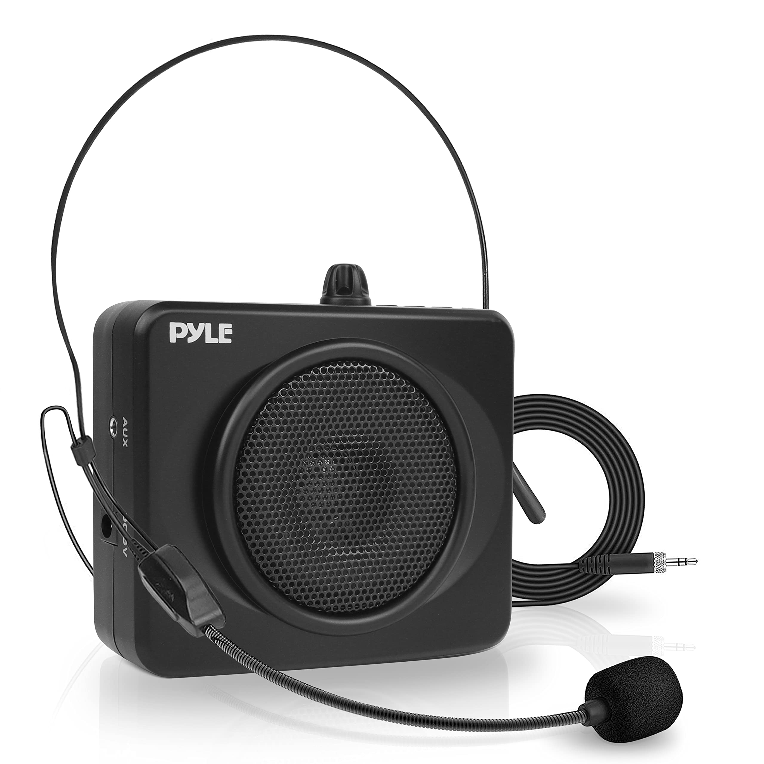 Pyle Pro Portable Waist Band Pa Speaker System   Compact Voice Amplifier And Headset Microphone Set With Built In Rechargeable B
