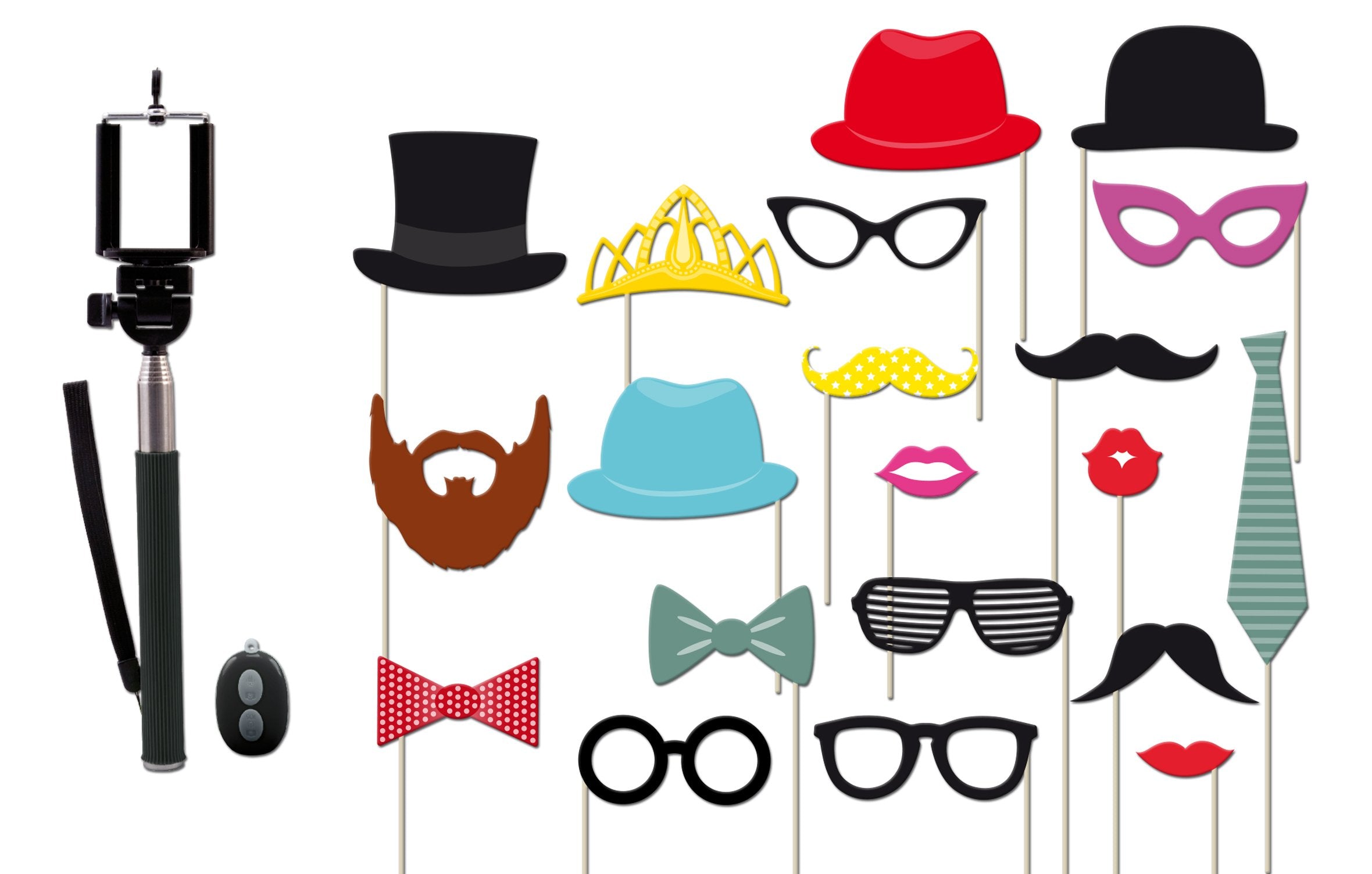 Selfie Stick Photo Booth Fun Kit By Canal Toys Usa