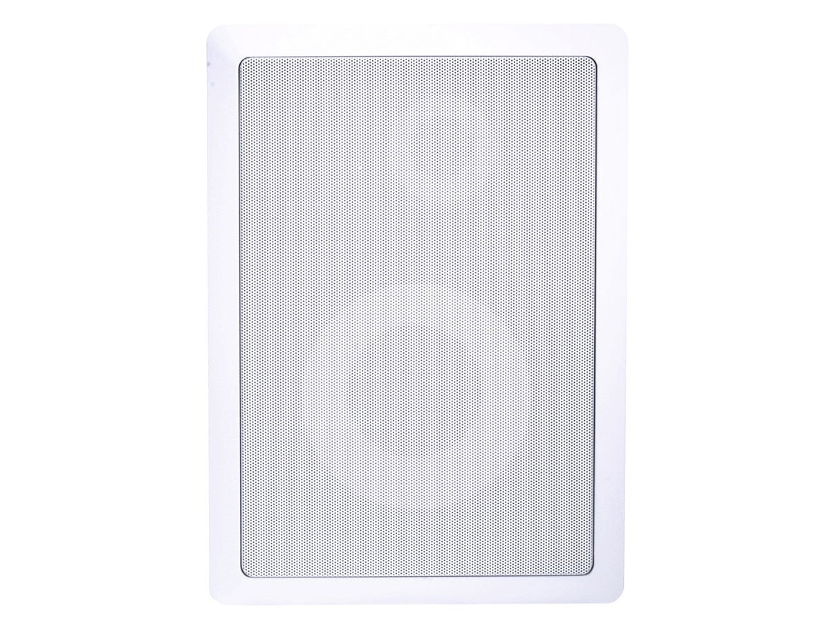 Monoprice 3 Way Fiber In Wall Speakers   8 Inch (Pair) With Removable And Paintable Grille   Caliber Series