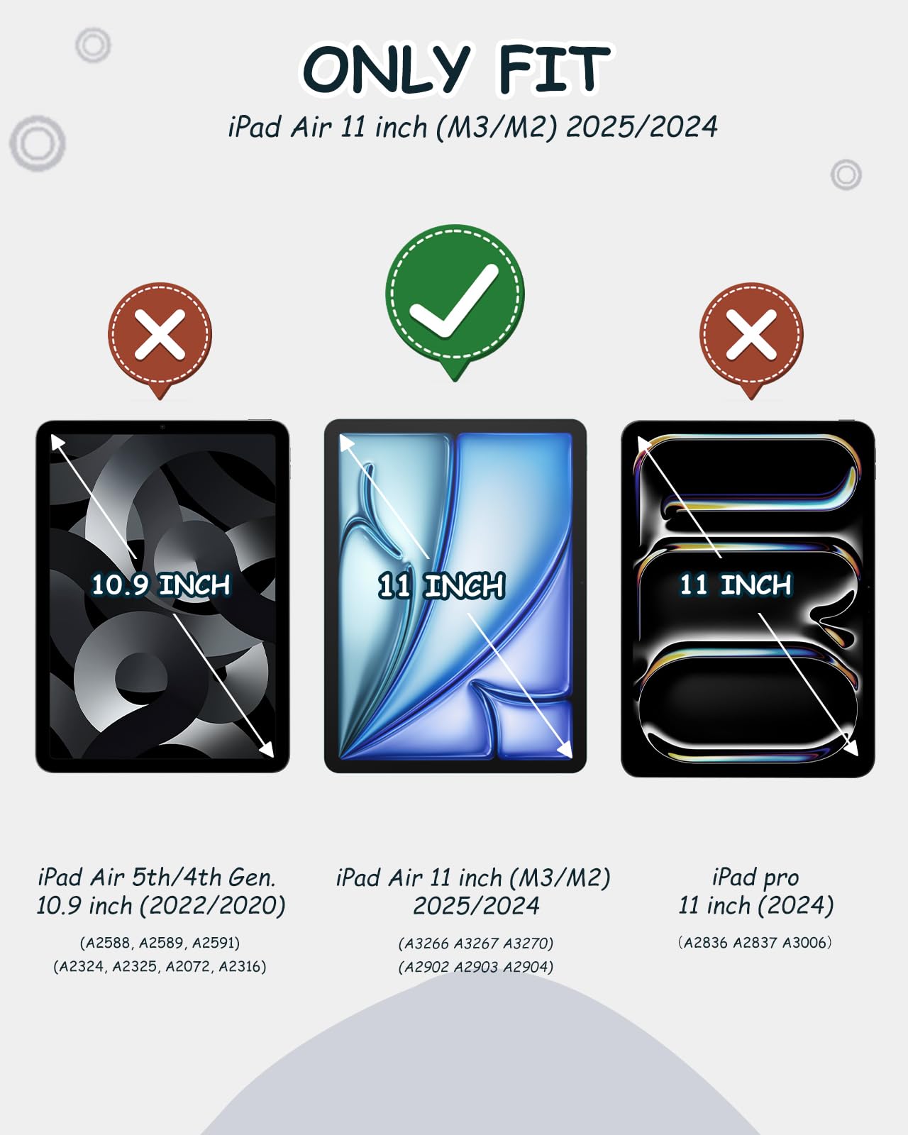 Timovo 2 Pack Paper Screen Protector For Ipad Air 11 Inch (M3/M2-2025/2024), Anti Glare Pet Film Screen Protector For Ipad Air 1