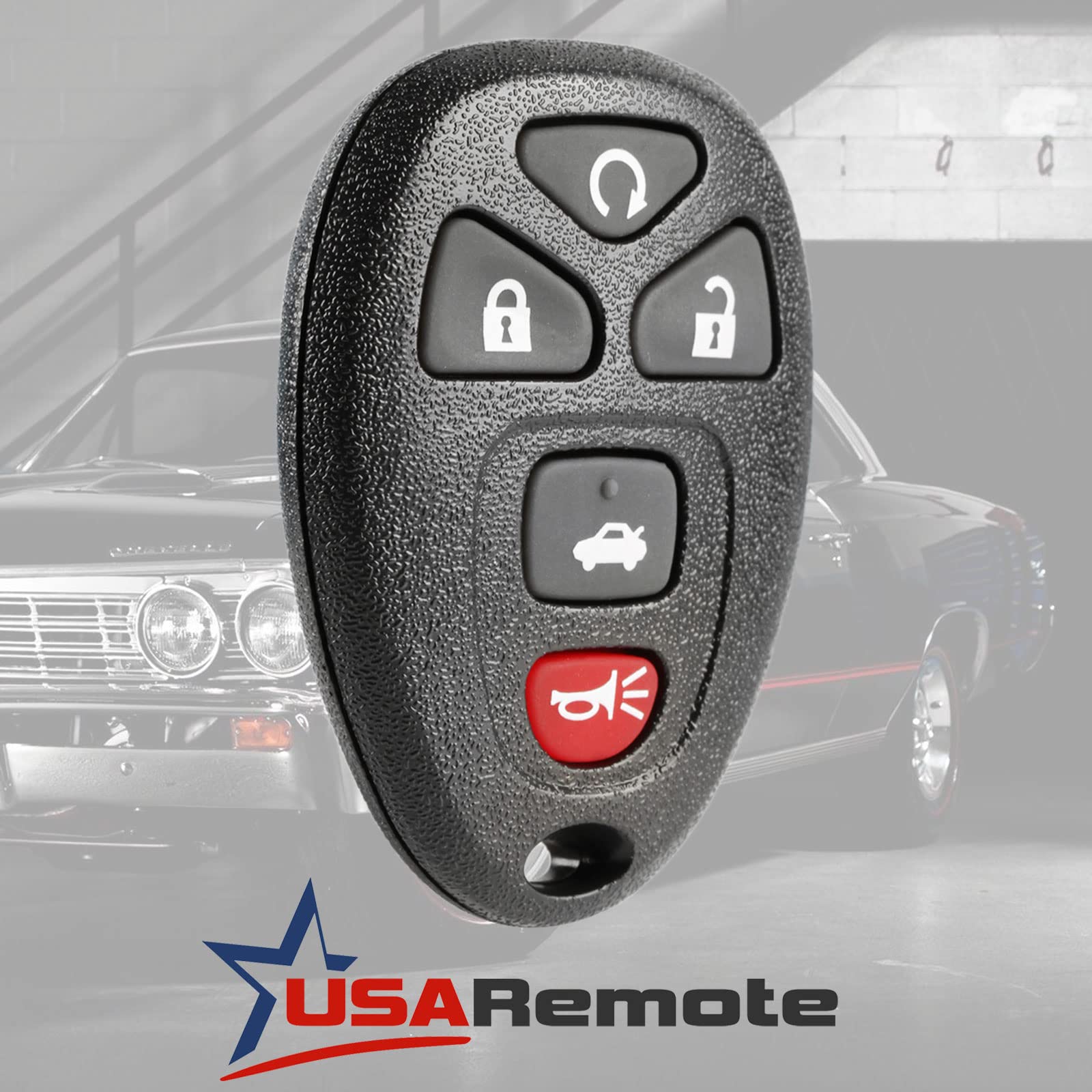 Key Fob Keyless Entry Remote With Ignition Key Fits Cadillac Dts / Chevy Impala Monte Carlo 2006 2007 2008 2009 2010 2011 2012 2