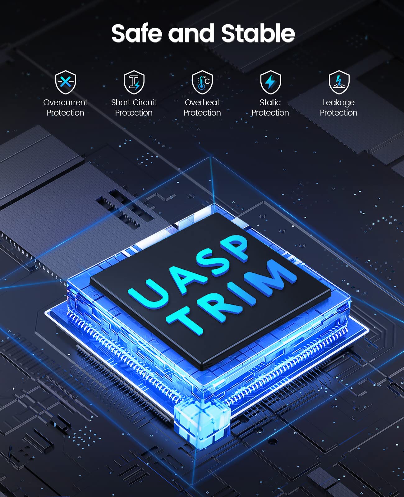 ORICO Hard Drive Docking Station USB 3.2 Gen 1 to SATA Hard Drive Enclosure 1 Bay for 2.5&3.5 Inch SSD HDD Up to 20 TB with 12V Power Supply, Tool Free and UASP Supported (DD18C3)