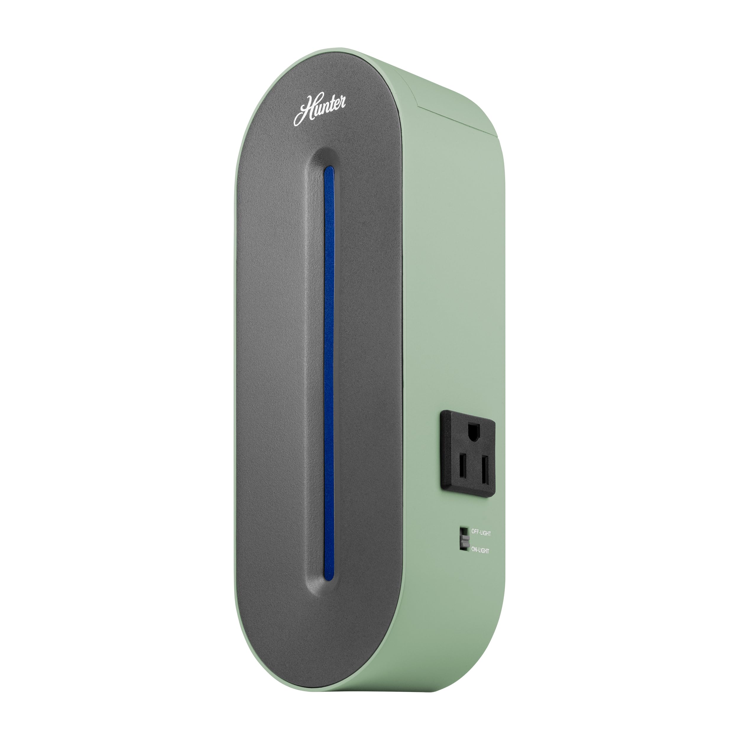 Hunter Plug-in UV Air Sanitizer, Sage - Whisper Quiet UV-C Air Sanitizer, Matches A Variety of Room Decors and Styles