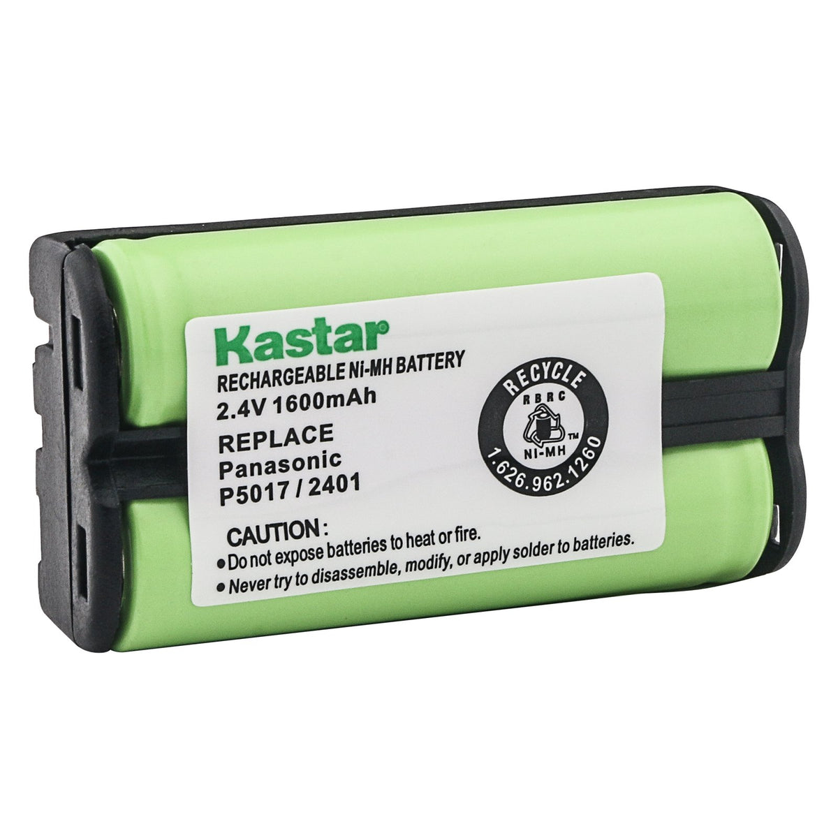 Kastar Cordless Phone Battery Ni-MH, 2.4 Volt, 1600 mAh Replacement for Vtech 80-5017-00-00 VT00-2421 VT20-2420 VT20-2430 2431 2461 Panasonic HHR-P546A KX-TG1000N KX-GTA100N GE TL96511 36511