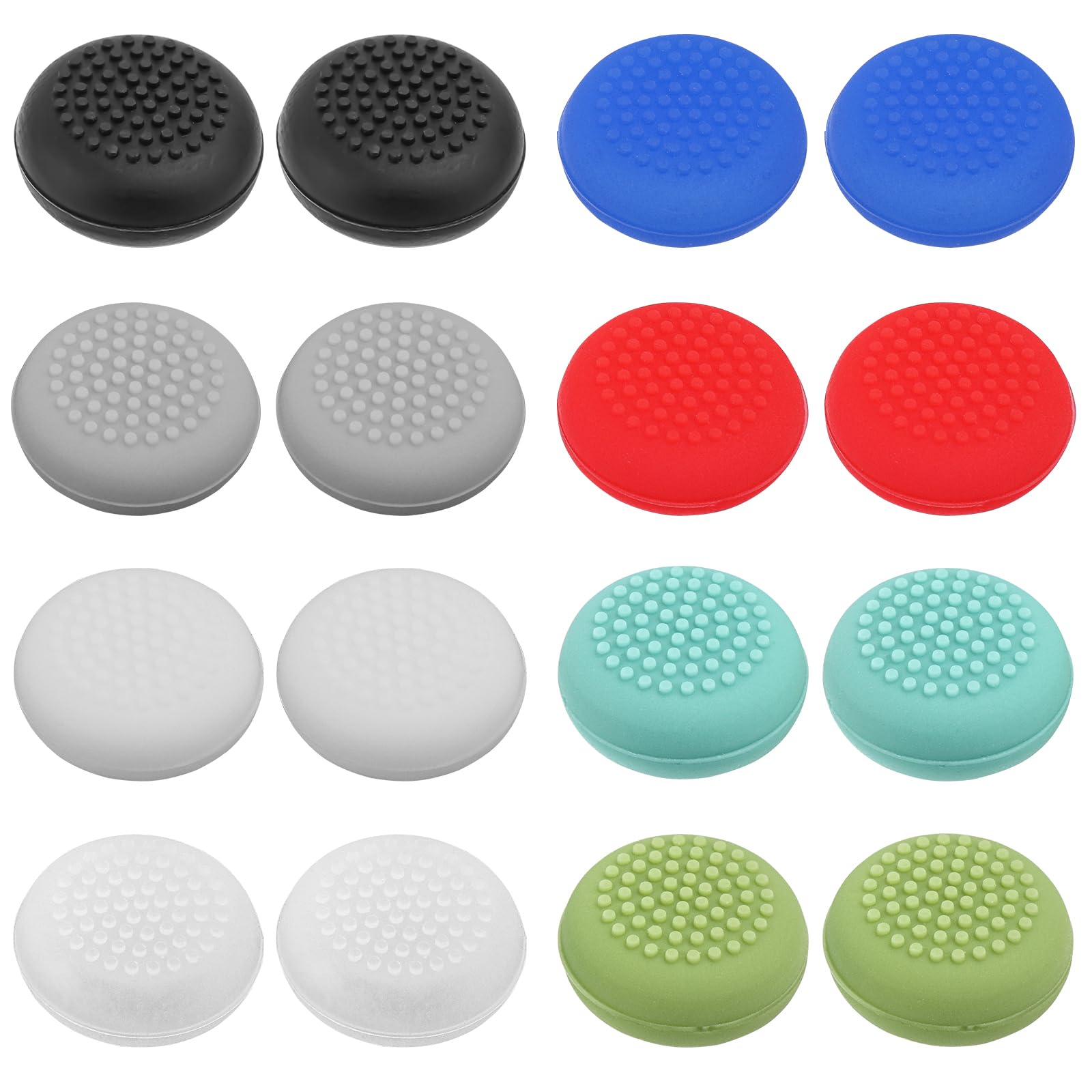 16Pcs Joystick Cap, Silicone Thumbstick Thumb Grip Stick Cap Cover Replacement Parts Compatible With Meta Oculus Quest 2 Control