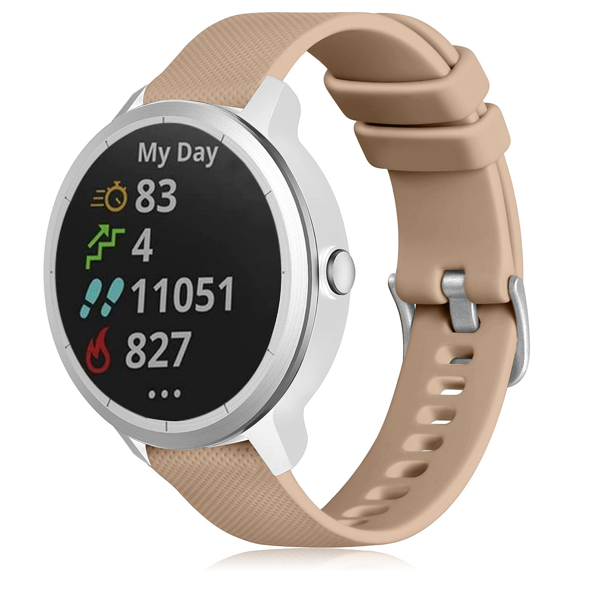 Geak Compatible With Garmin Vivoactive 3 Band/Vivoactive 3 Music Watch Band,20Mm Silicone Band For Galaxy Active 2 40Mm 44Mm Ban