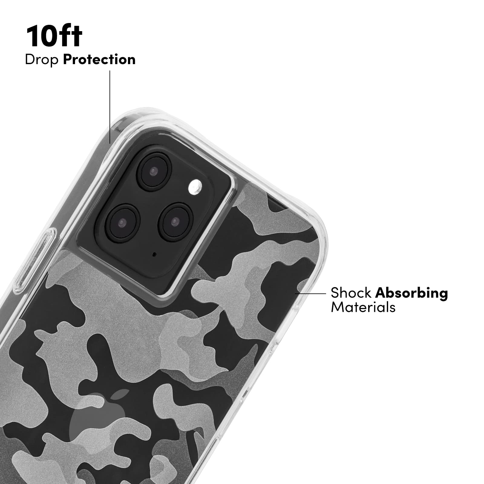 Case Mate   Tough   Case For Iphone 12 Pro Max (5G)   10 Ft Drop Protection   6.7 Inch   Clearly Camo