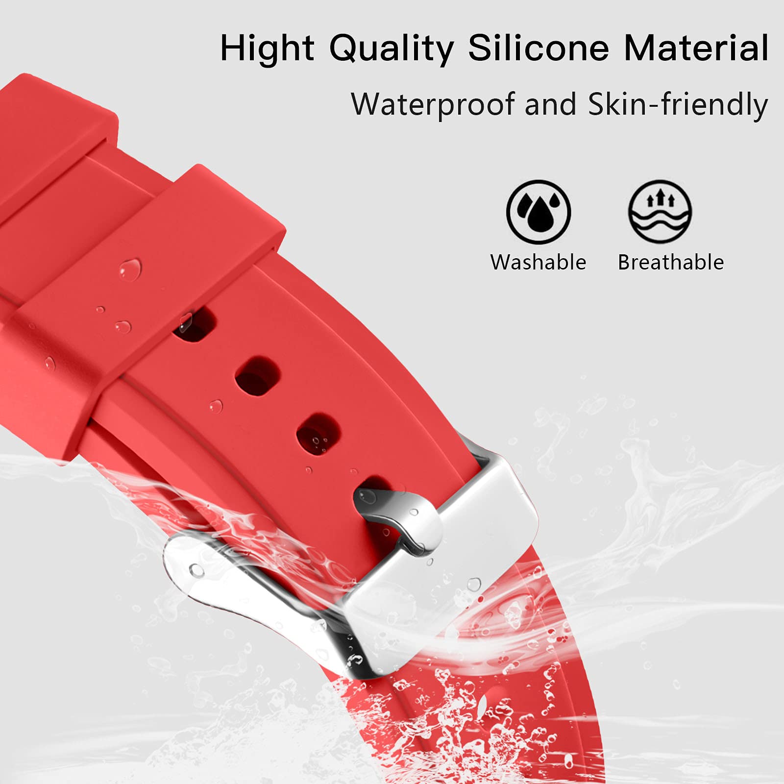 Lerobo No Gap Band Compatible With Samsung Galaxy Watch 7 6 5 4 Band 40Mm 44Mm/Galaxy Watch 5 Pro Band 45Mm/Galaxy Watch 4 Class