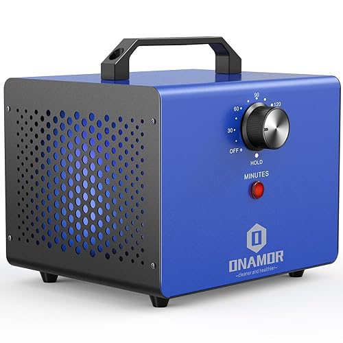 Onamor Ozone Generator 22000 Mg/H, Ozone Machine Odor Removal, Ozone Ionizer Deodorizer, High Efficiency Ozone Odor Eliminator F