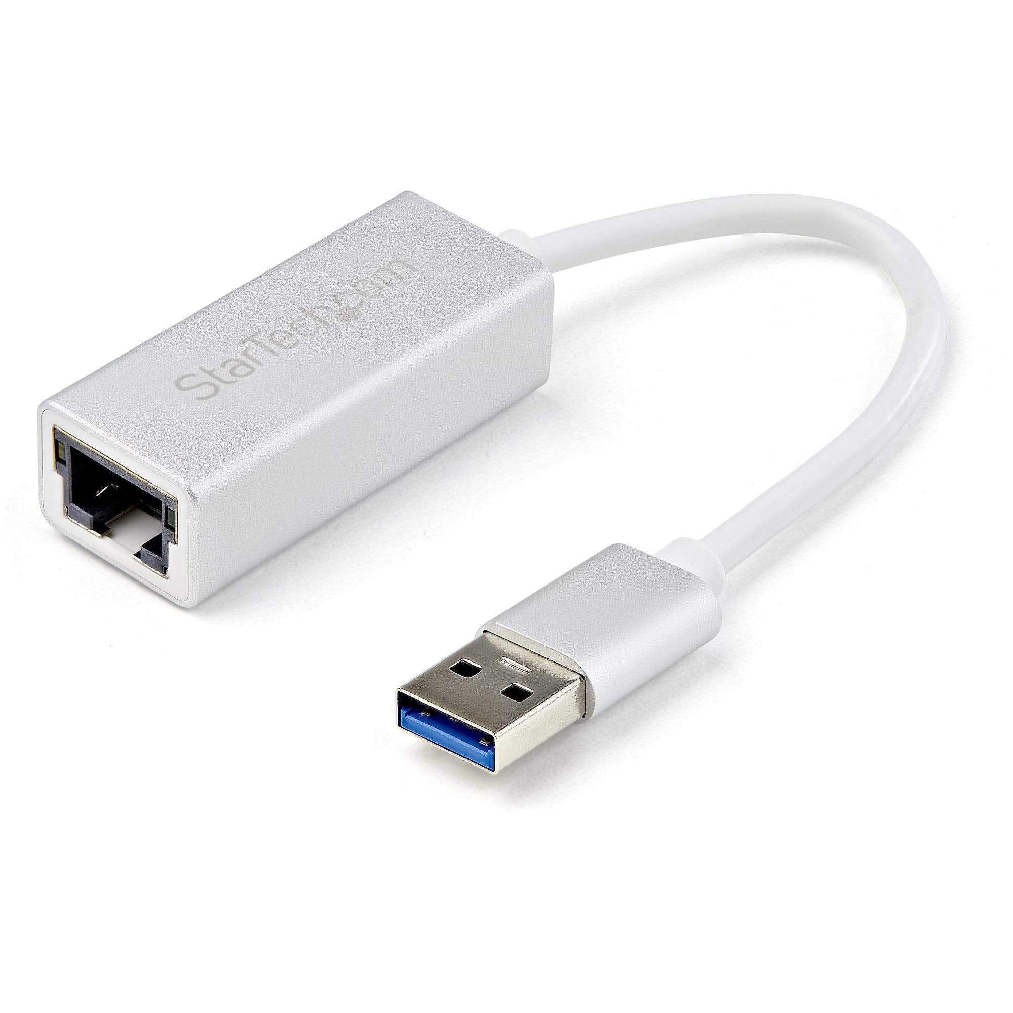 StarTech.com USB 3.0 to Gigabit Network Adapter - Silver - Sleek Aluminum Design for MacBook, Chromebook or Tablet - Native Driv