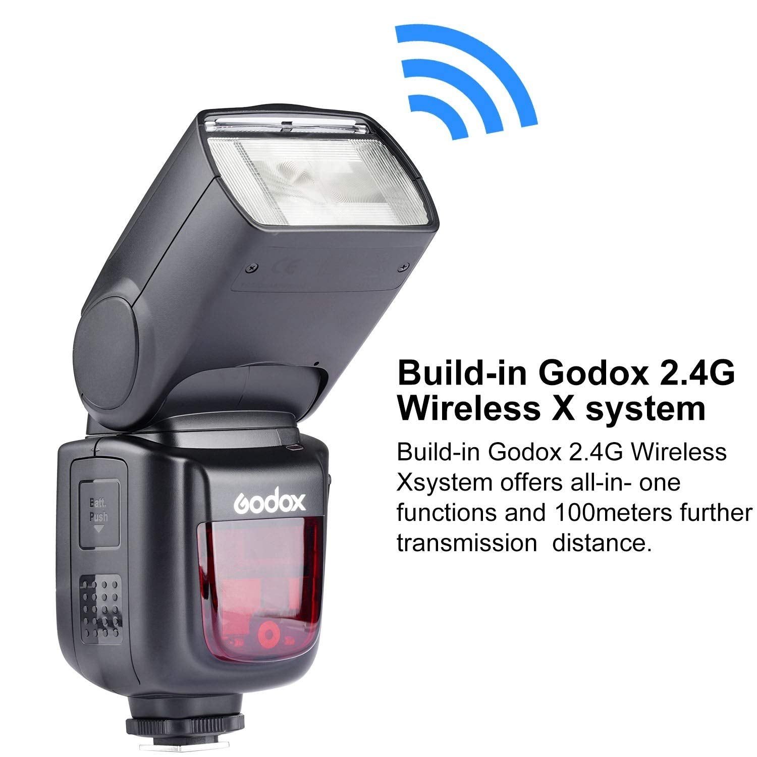 Godox V860Ii-C Kit E-Ttl High-Speed Sync 1/8000S 2.4G Gn60 Li-Ion Battery 1.5S Recycle Time Camera Flash Speedlite Light For Can
