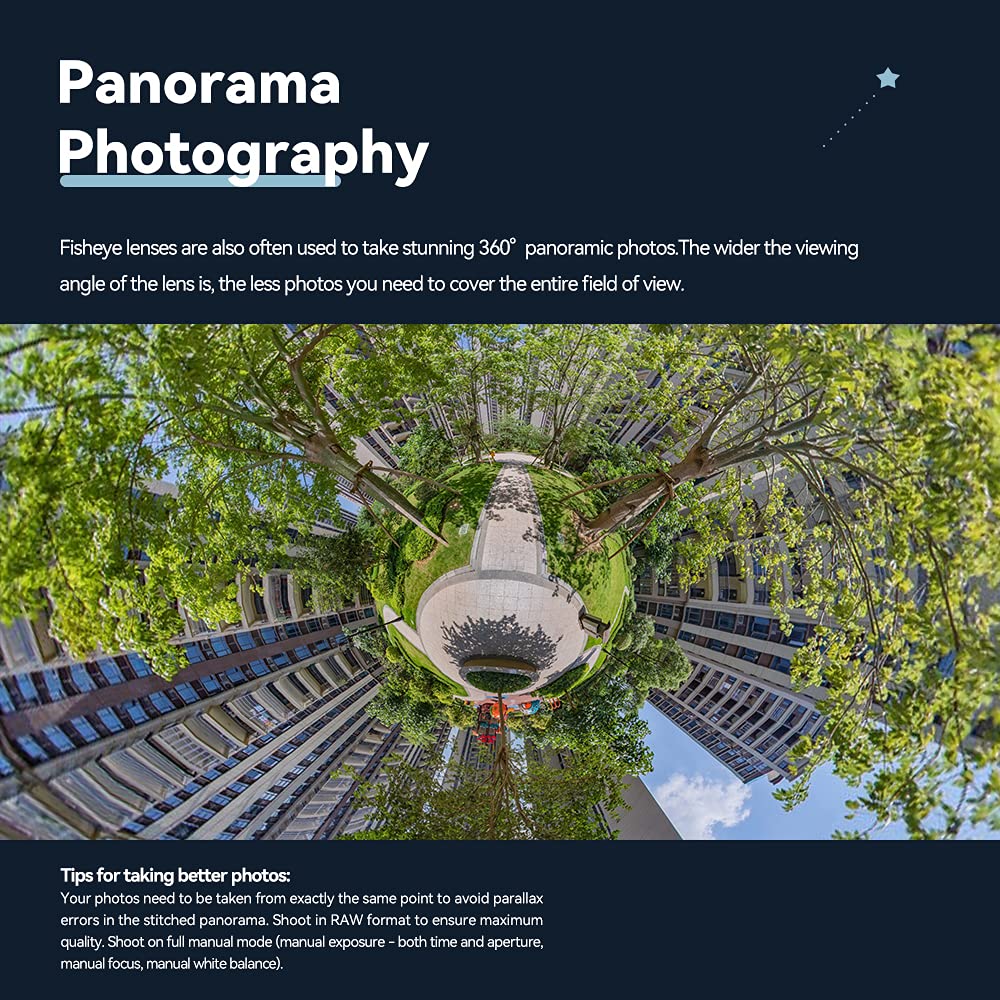 Ttartisan Aps C 7.5Mm F2.0 Fisheye Lens With 180� Angle Of View Half Frame Compatible With Mft M4/3 Mount Cameras Like Epm1,Epm2, G1,G2 Mirrorless Camera