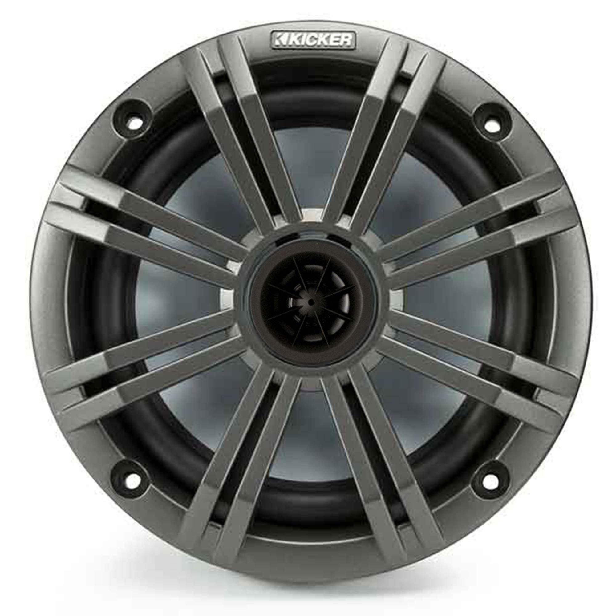 Kicker 6.5'' Charcoal Marine Speakers (Qty 2) 1 Pair Of Oem Replacement Speakers