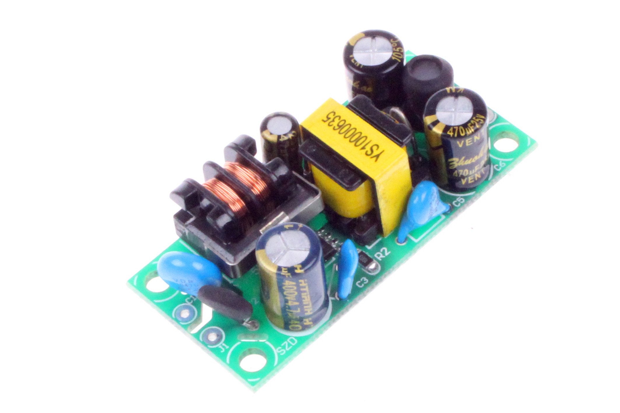 Noyito Ac To Dc Precision Buck Power Supply Module Ac 120V 100V 264V To 12V 500Ma Isolated Step Down Dc Module (12V 500Ma) Green