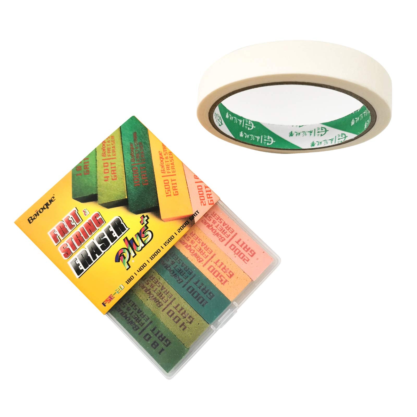 Baroque Fret Erasers For Guitar, Suitable For Guitar Strings & Fret Polishing Abrasive, Fret Erasers Kit, Set Of 5,High Quality