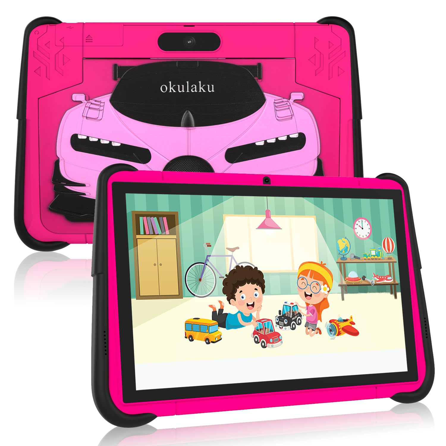 Kids Tablet 10 Inch Android Tablet For Kids Toddler Tablet Learning Tablet With Wifi Dual Camera Children'S Tablet For Toddlers