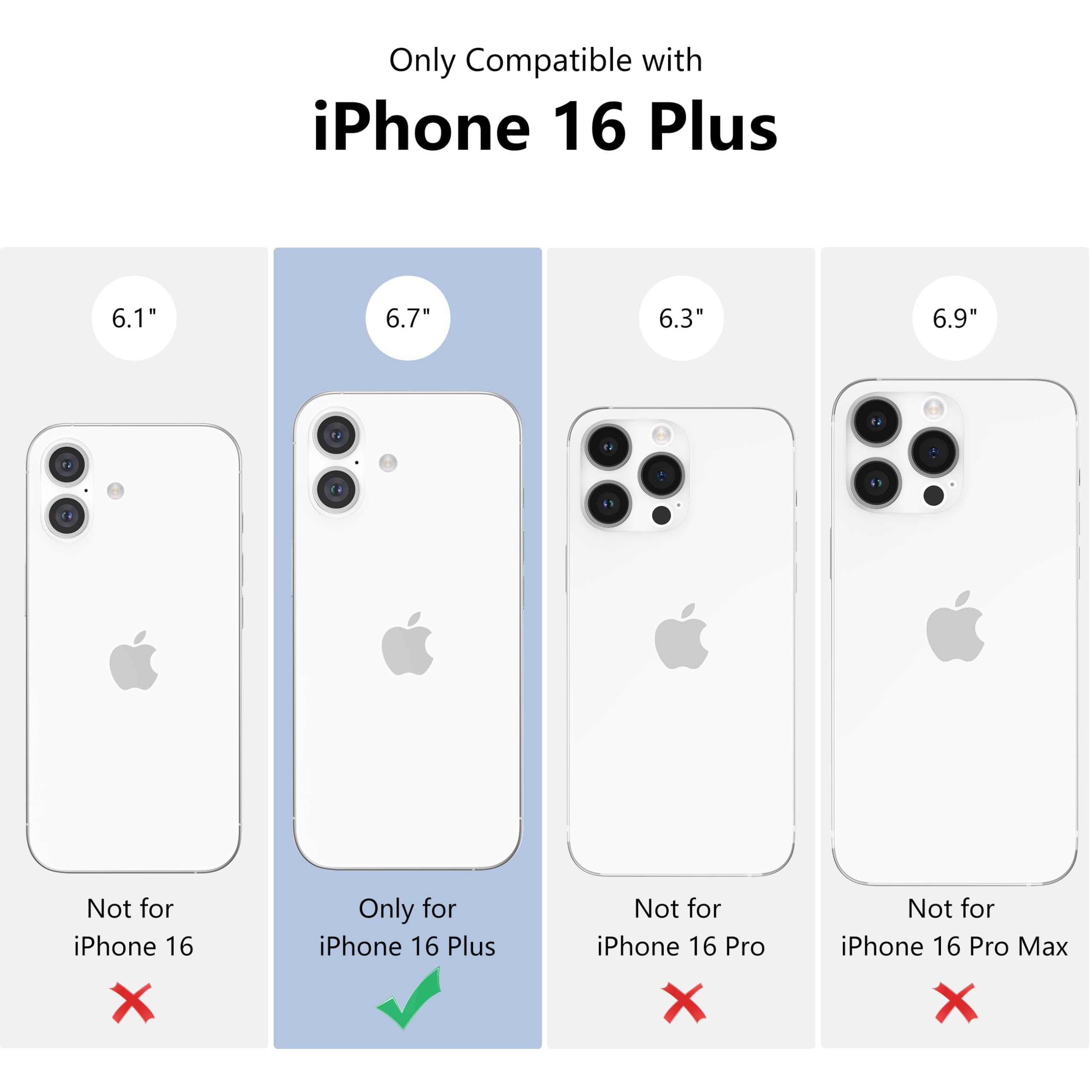 Ztofera For Iphone 16 Plus Case For Girl Women, Cute Curly Wave Frame With Luxury Plating Butterfly Pattern, Soft Tpu Shockproof