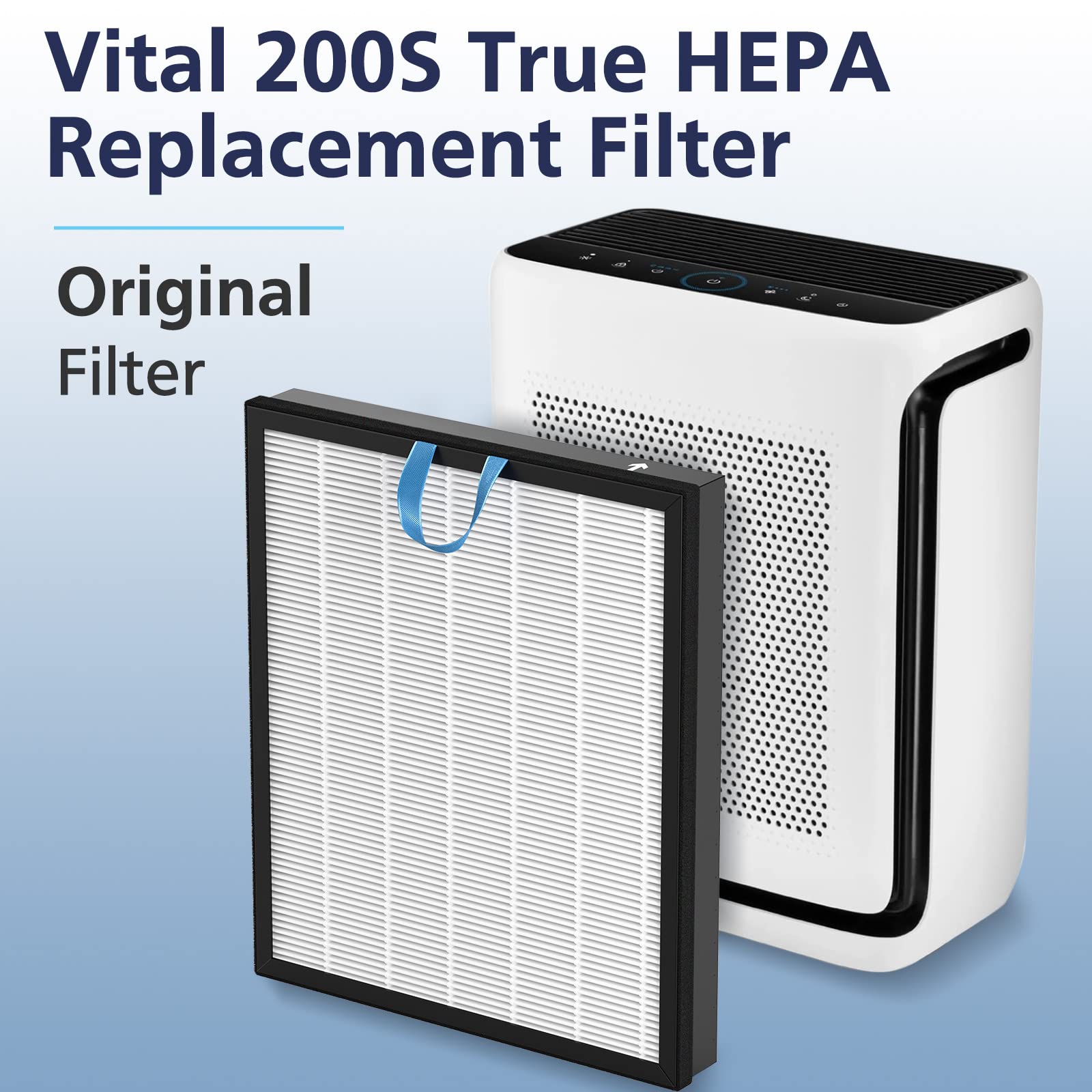 Vital 200S Replacement Filter For Levoit Vital 200S And Vital 200S P Air Purifier, H13 True Hepa And High Efficiency Activated C