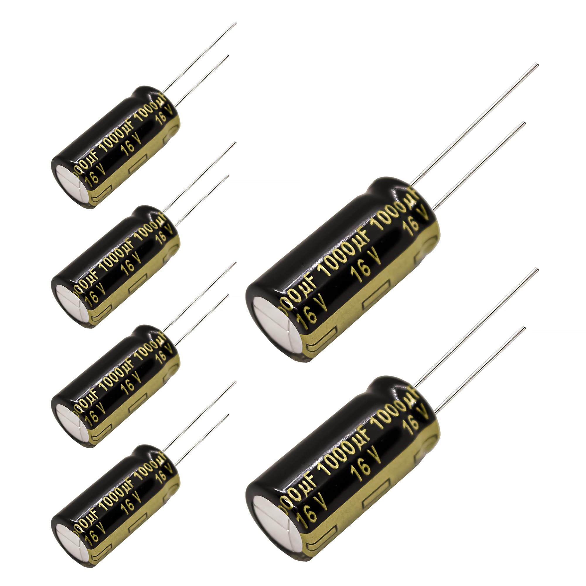 Replacement For 6 Pcs Panasonic Fm Series Capacitors 16V 1000Uf Low Impedance