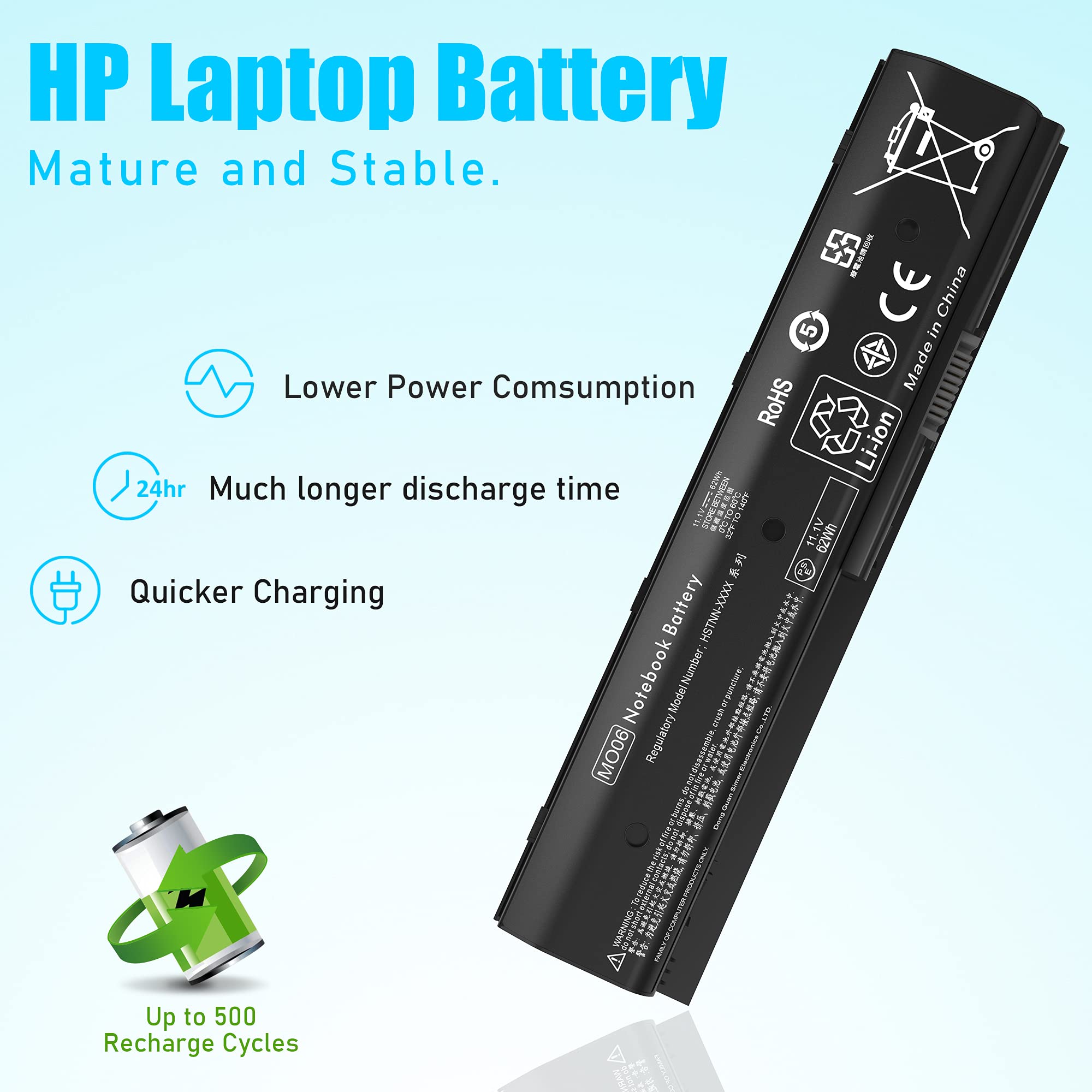 Sle Tech Laptop Battery For 671731 001  Hp Battery Mo06/Mo09 Pavilion Dv4 5000 Dv6 7000 Dv7 7000 Dv7T 7000 Hp Envy M6 1045Dx M6