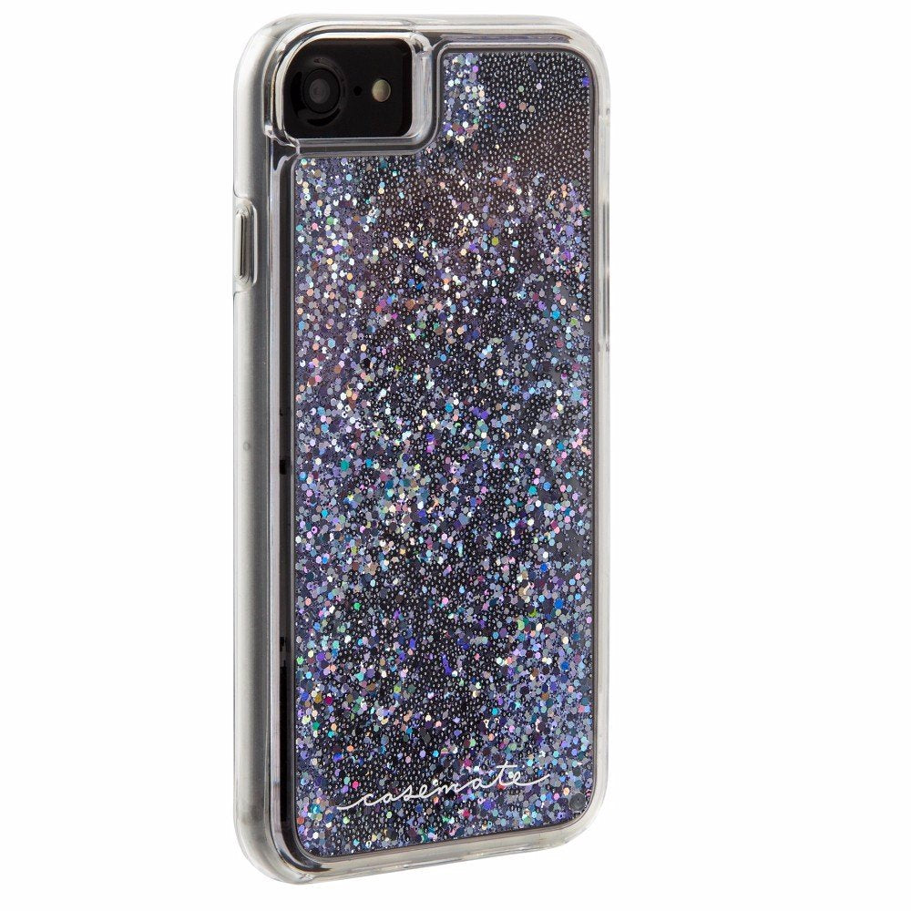 Case Mate   Iphone 7 Case   Waterfall   Cascading Liquid Glitter   For Iphone 7 / 6S / 6   Black