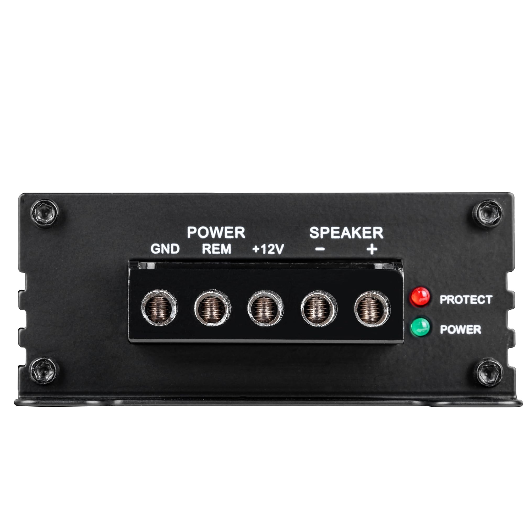 Amplifier Car Audio Monoblock Class D Compact Subwoofer Amplifier, 2/4 Ohm Stable, Low/High Level Inputs, Low Pass Crossover, Mo