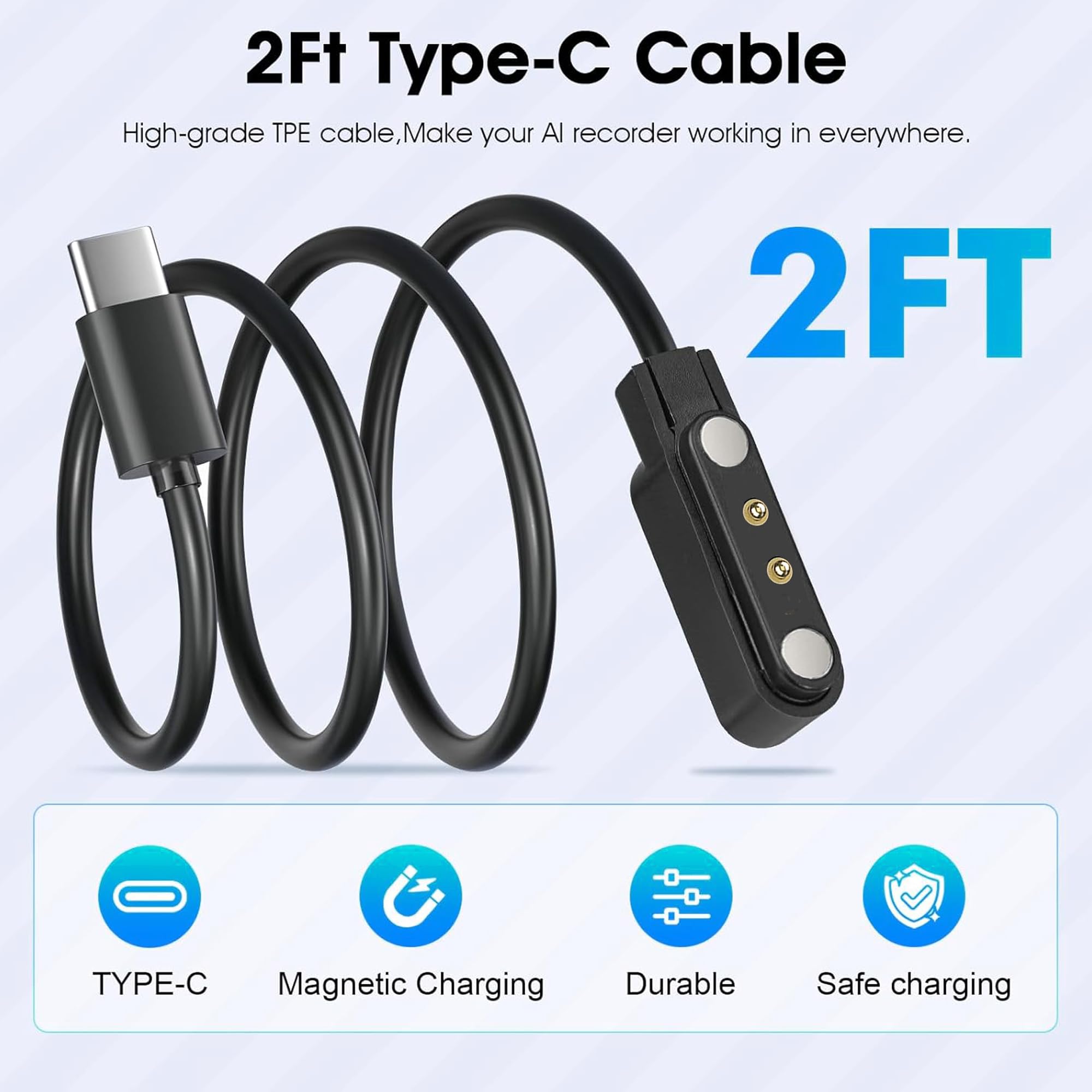 Compatible With Armitron Matrix Smartwatch Charger, Magnetic Replacement Charging Compatible For Armitron Connect Matrix Smartwa