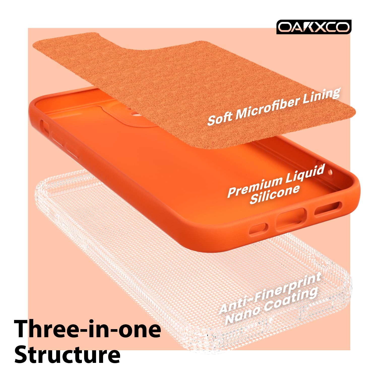 Oakxco For Iphone 12 Case Liquid Silicone, Fluorescent Bright Solid Color, Soft Rubber Gel Elegant Aesthetic Cover, Thin Slim Tp