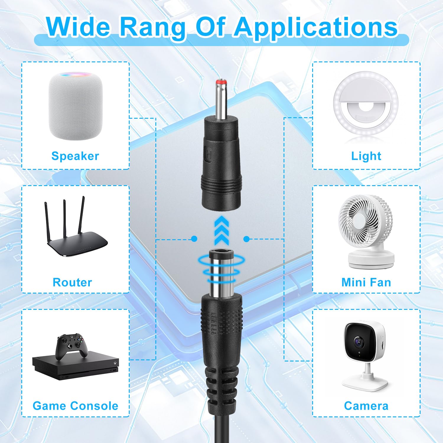 Farsense Usb Dc 5V To 12V Step Up Power Cable(3Ft),Usb To Dc 12V Adapter With Dc Jack 5.5 X 2.5Mm(Compatible With 5.5 X 2.1) And