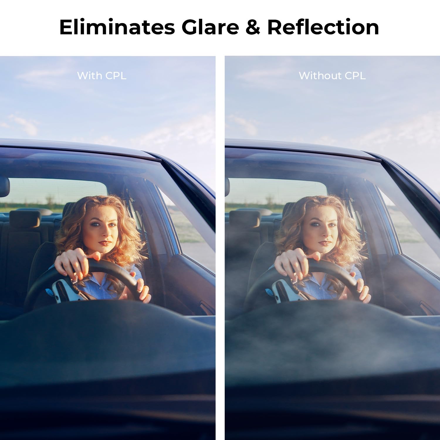 Beschoi 55Mm Polarizer Filter 30 Layer Multi Resistant Nano Coated Circular Polarizing Filter(Cpl) With Hd Optical Glass/Ultra S