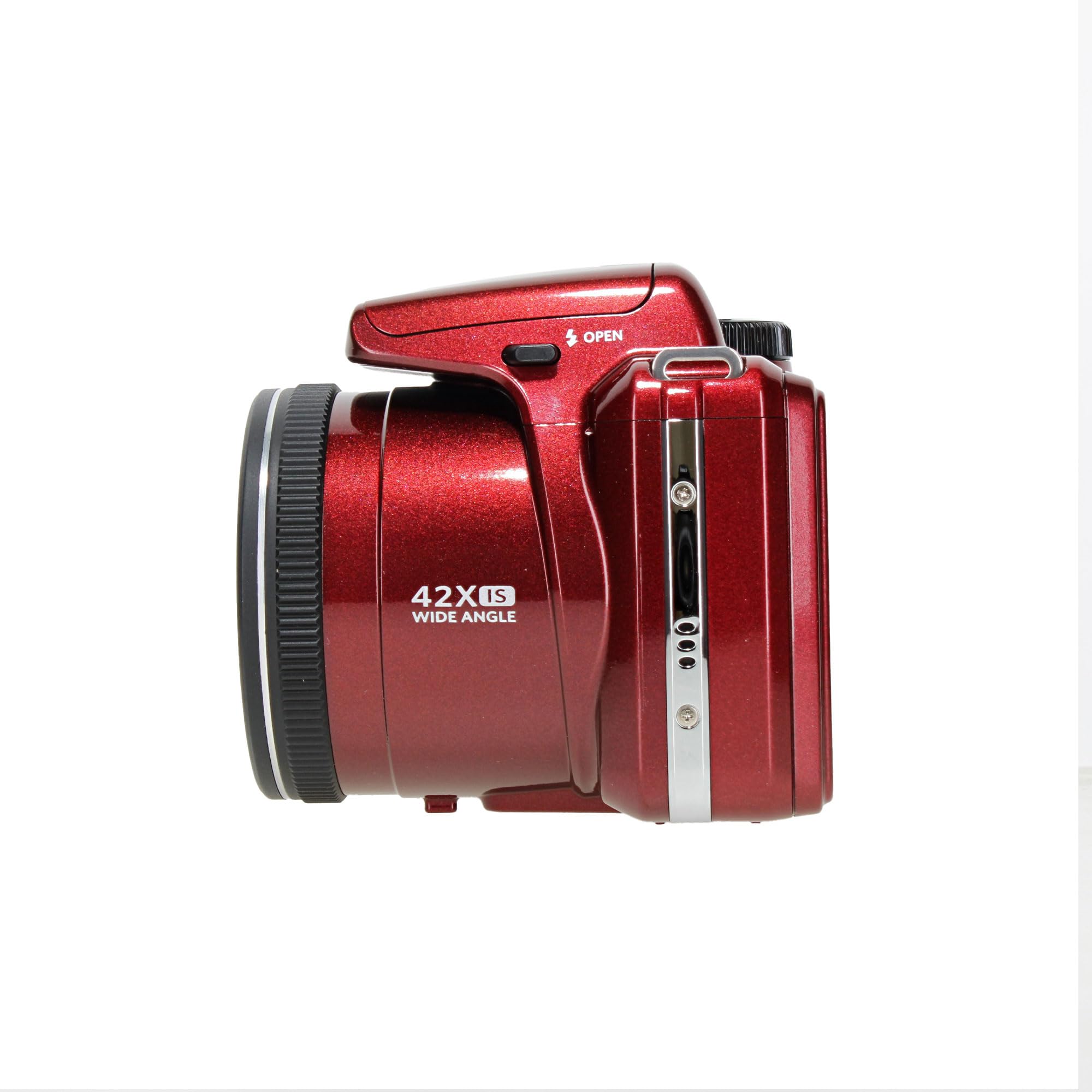 Kodak Pixpro Az425 20Mp Vlogging Digital Camera (Red) 42X Optical Zoom, 24Mm Wide Angle Lens Bundle With 32Gb Memory Card + Vlog