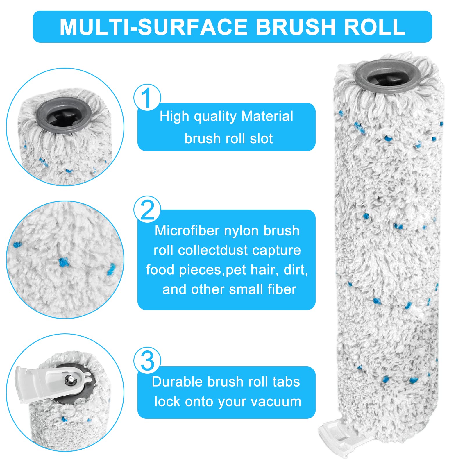 Replacement Parts For Bissell Crosswave Cordless Max 2554 2554A 2590 2593 2596 2597 Hydrosteam Plus Series 3515 35151 3513 3518,