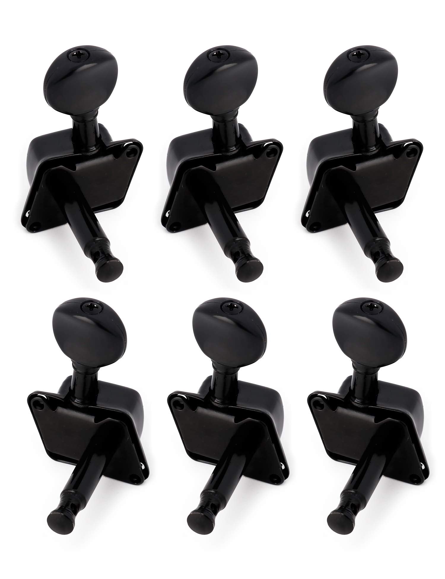 Metallor Guitar String Tuning Pegs Tuning Keys Semiclosed Machine Heads Tuners 3L 3R Electric Guitar Acoustic Guitar Parts Repla