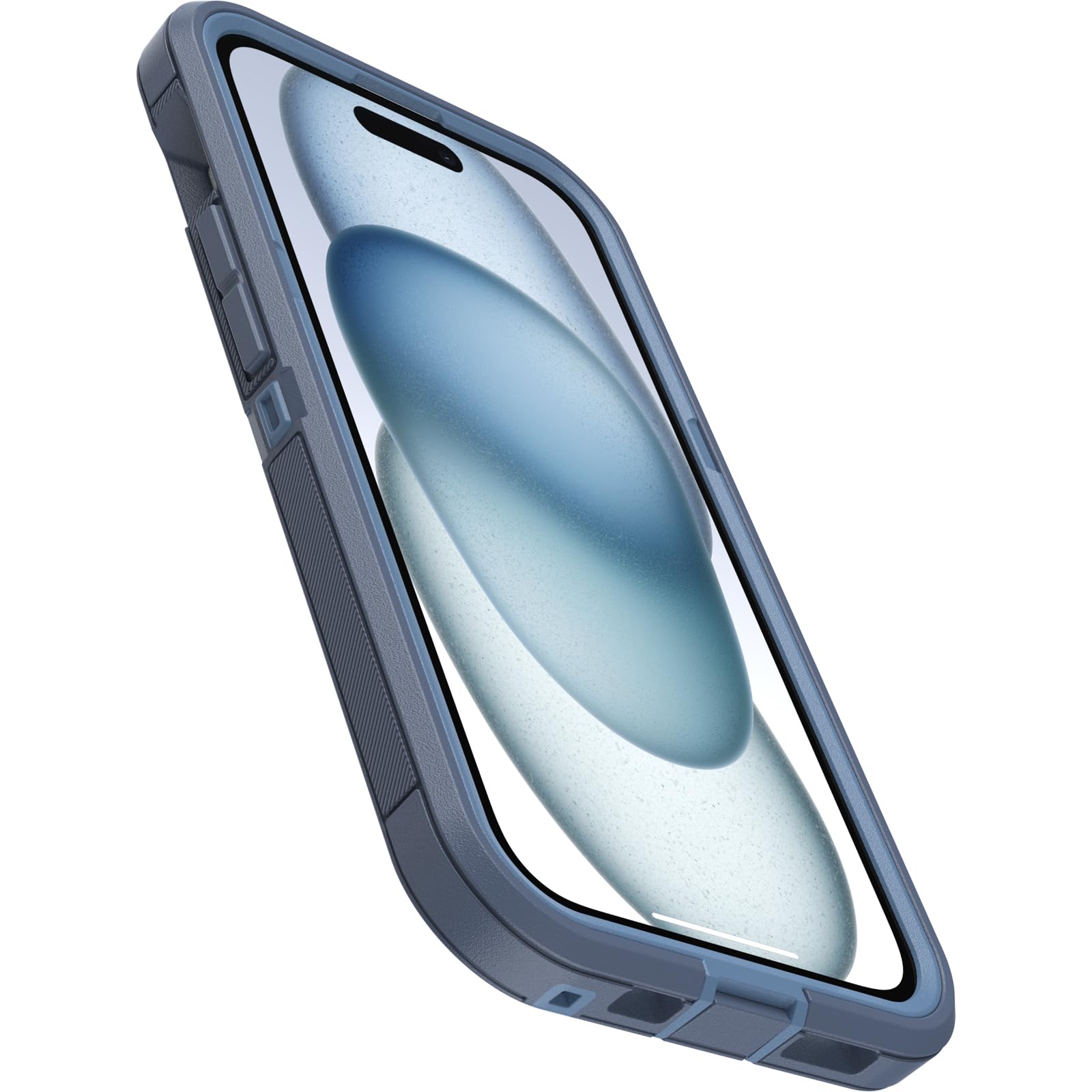 Otterbox Iphone 15, Iphone 14, And Iphone 13 Defender Series Xt Case   Baby Blue Jeans (Blue), Screenless, Rugged, Snaps To Mags