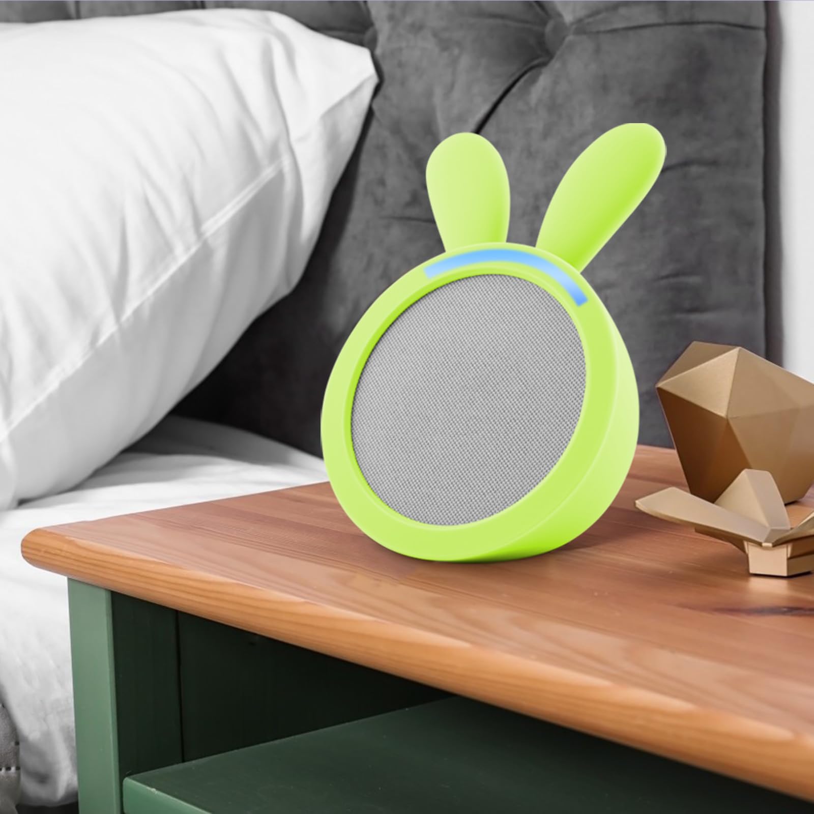 Lefxmophy Cover Compatible For Pop � 2023 Release (1St Gen) Glow Green Cute Rabbit Silicone Case