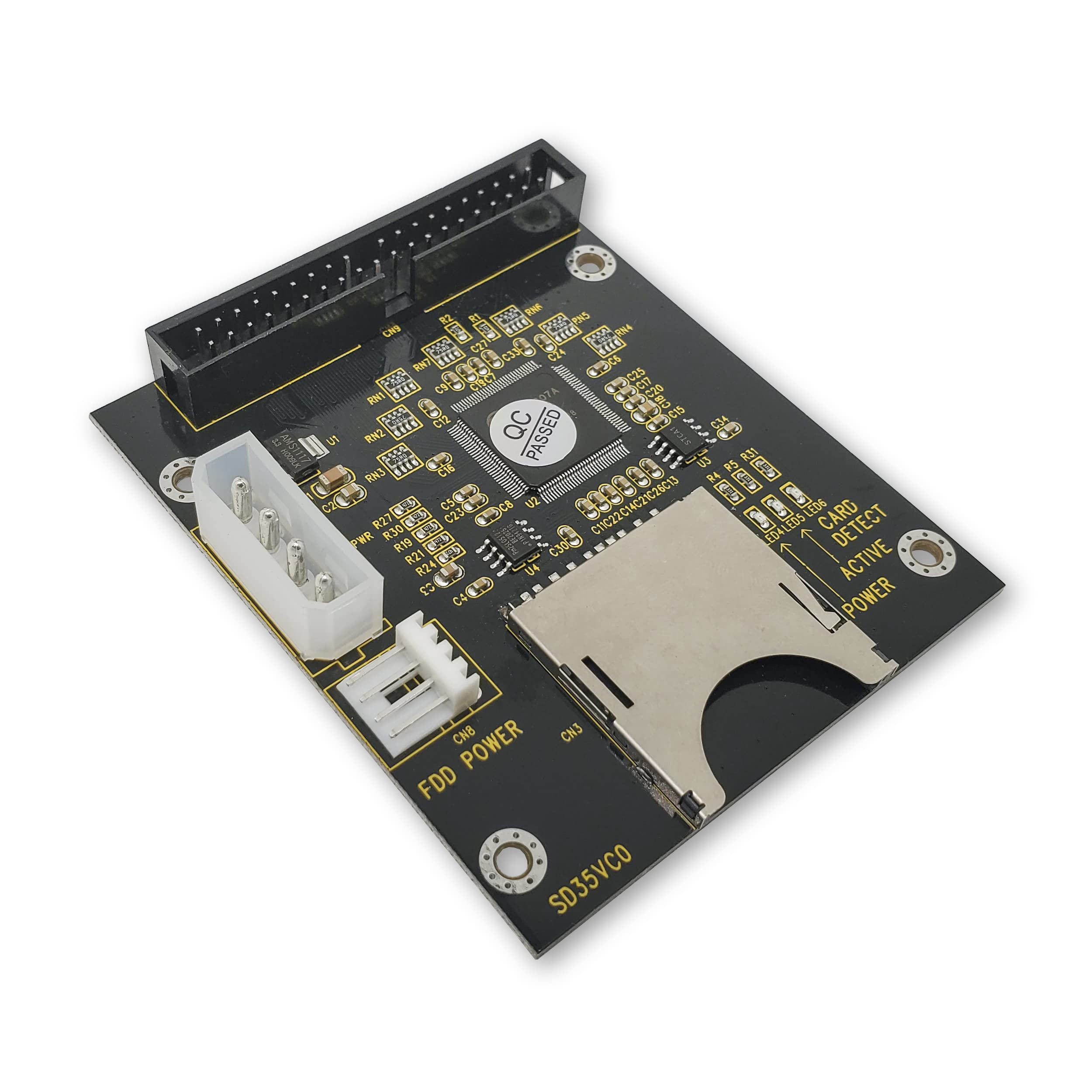 Sonilco Sd Sdhc Memory Card To 3.5'' 40 Pin Ide Hard Disk Drive Adapter Secure Digital Converter