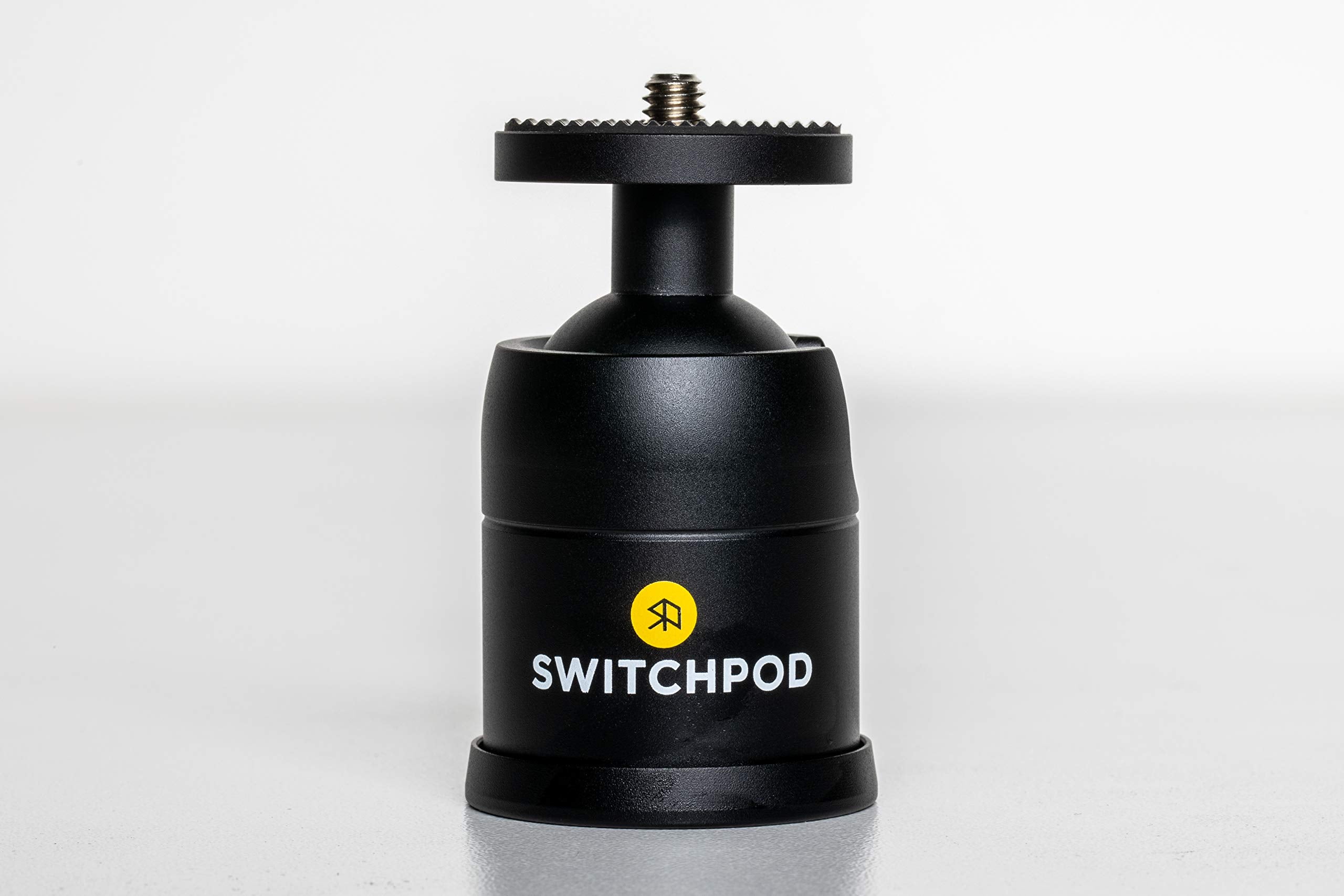 Switchpod Ball Head Aluminum Mount 360 Degree Rotating With 90 Degree Portrait Tilt For Dslr Camera Or Phone Adapter