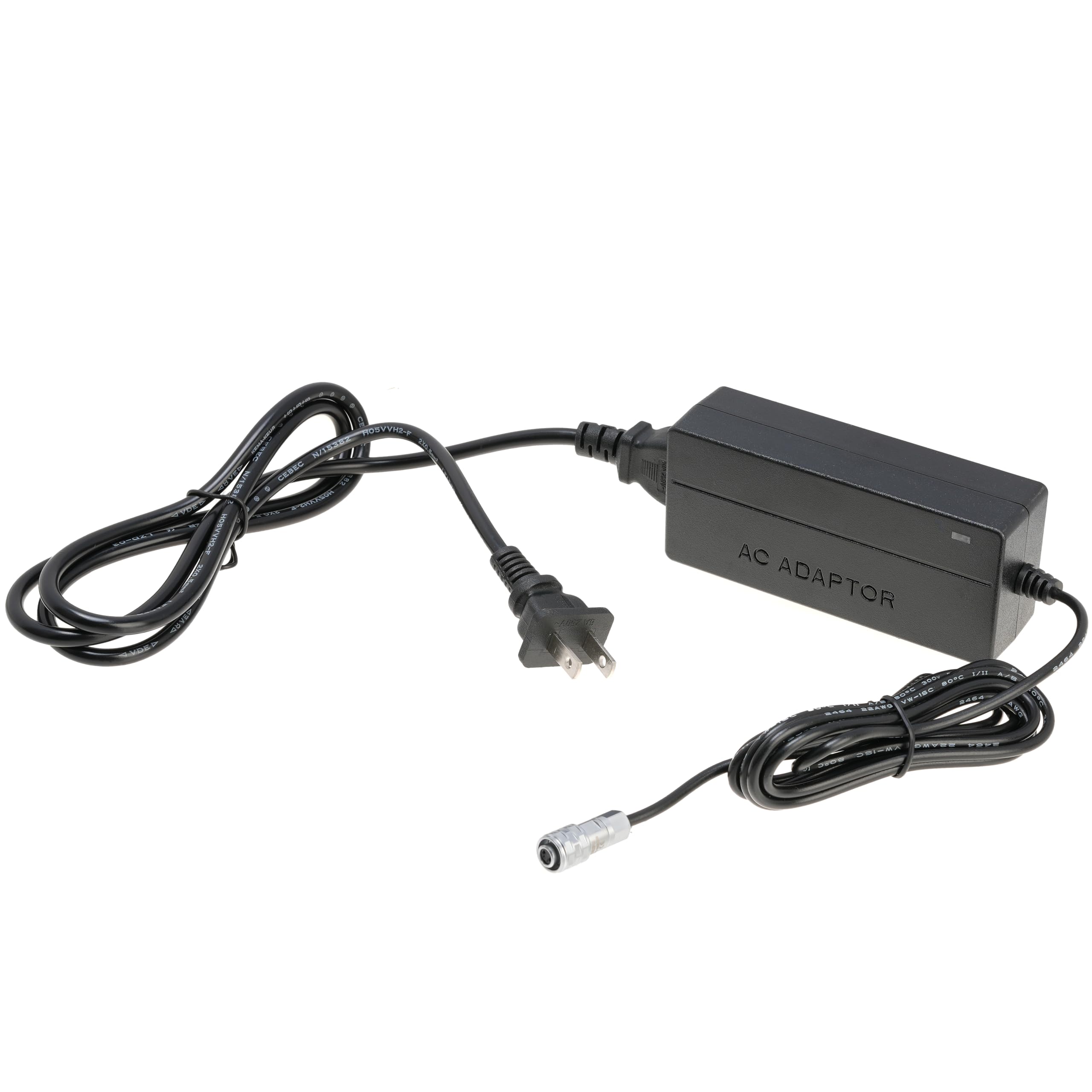 Fotga AC Power Adapter Cable 12V 3A Output for Blackmagic Pocket Cinema Camera 4K 6K Pro G2 BMPCC 4K 6K Pro G2 BMCC 6K