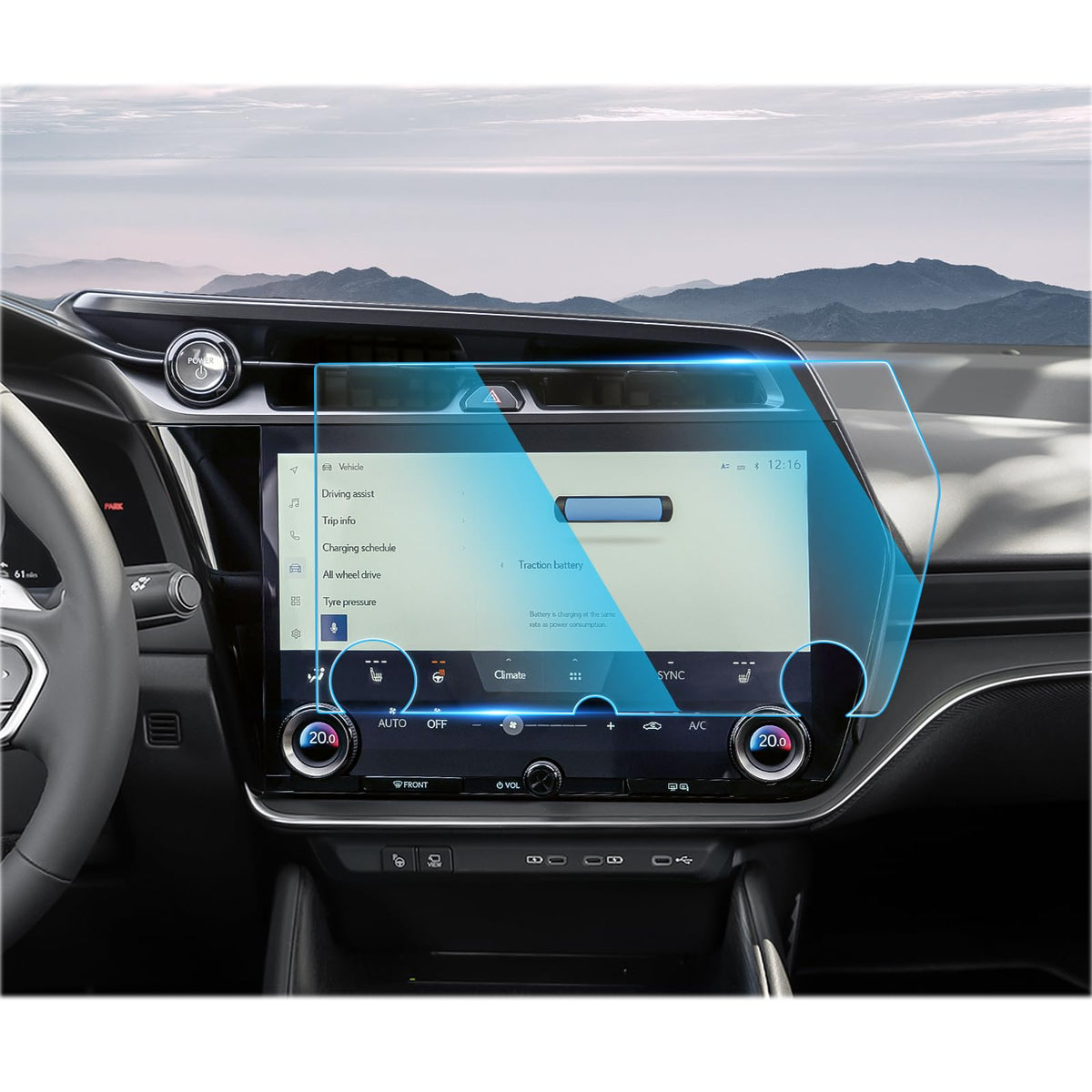 Rz 300E 450E Screen Protector For Lexus Rz 300E 450E Accessories 2023 2024 2025 Rz 300E 450E (Premium/Luxury) Touchscreen Display Cover 2024 2025 Rz450E 300E 14 Inch Tempered Glass