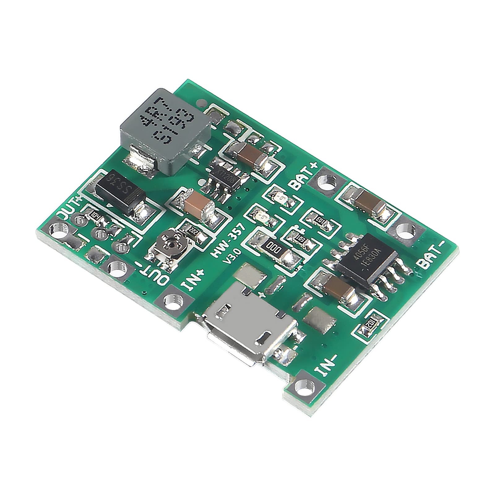 Aitiao 8Pcs 2A Usb 18650 Lithium Li Ion Battery Charger Module Adjustable Boost Module Dc Dc 3.7V To 5V 9V 12V Step Up Boost Mod