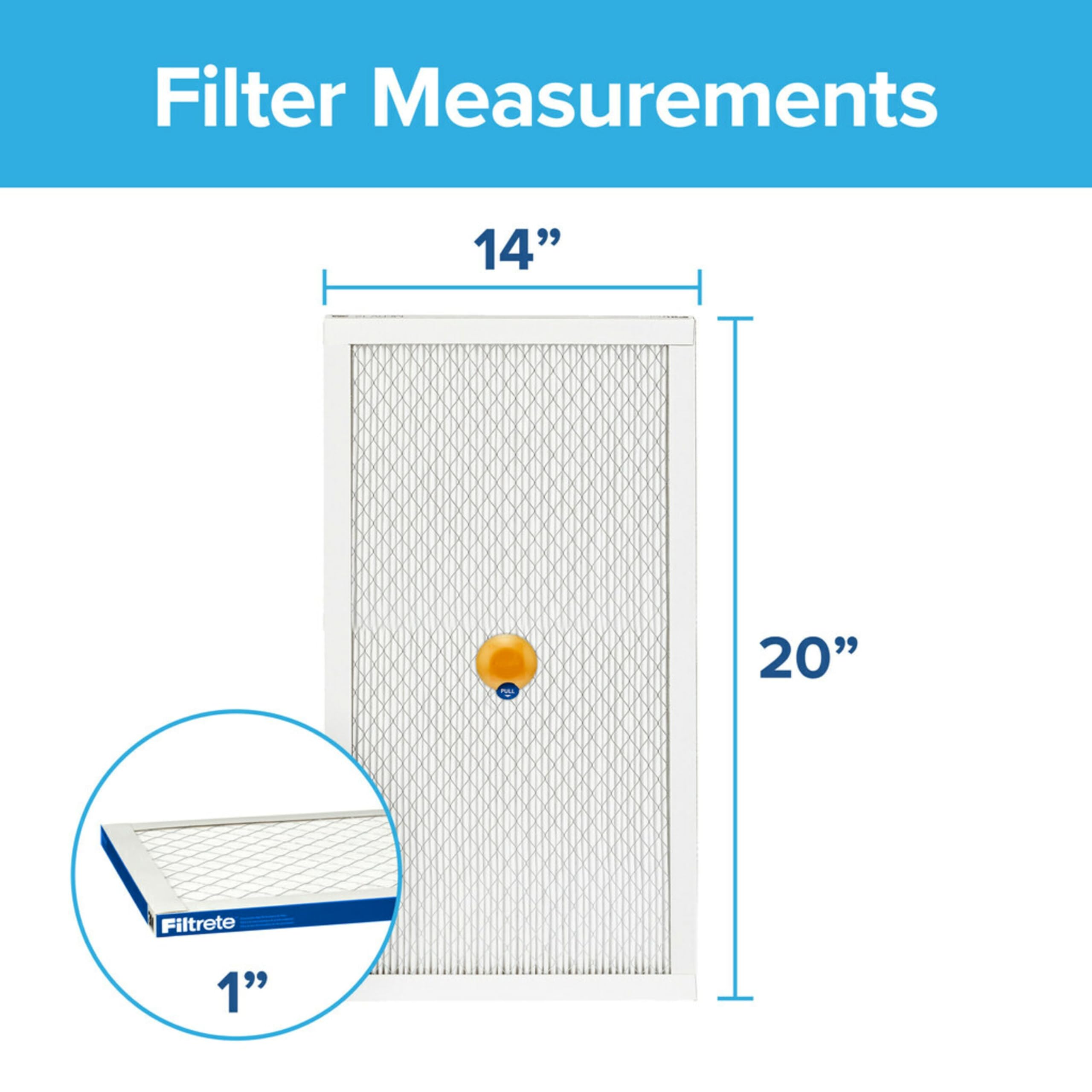 Filtrete 14X20X1 Smart Air Filter, Mpr 2200 Merv 13, 1 Inch Premium Allergen & Home Pollutant Air Filters For Ac And Furnace, 2