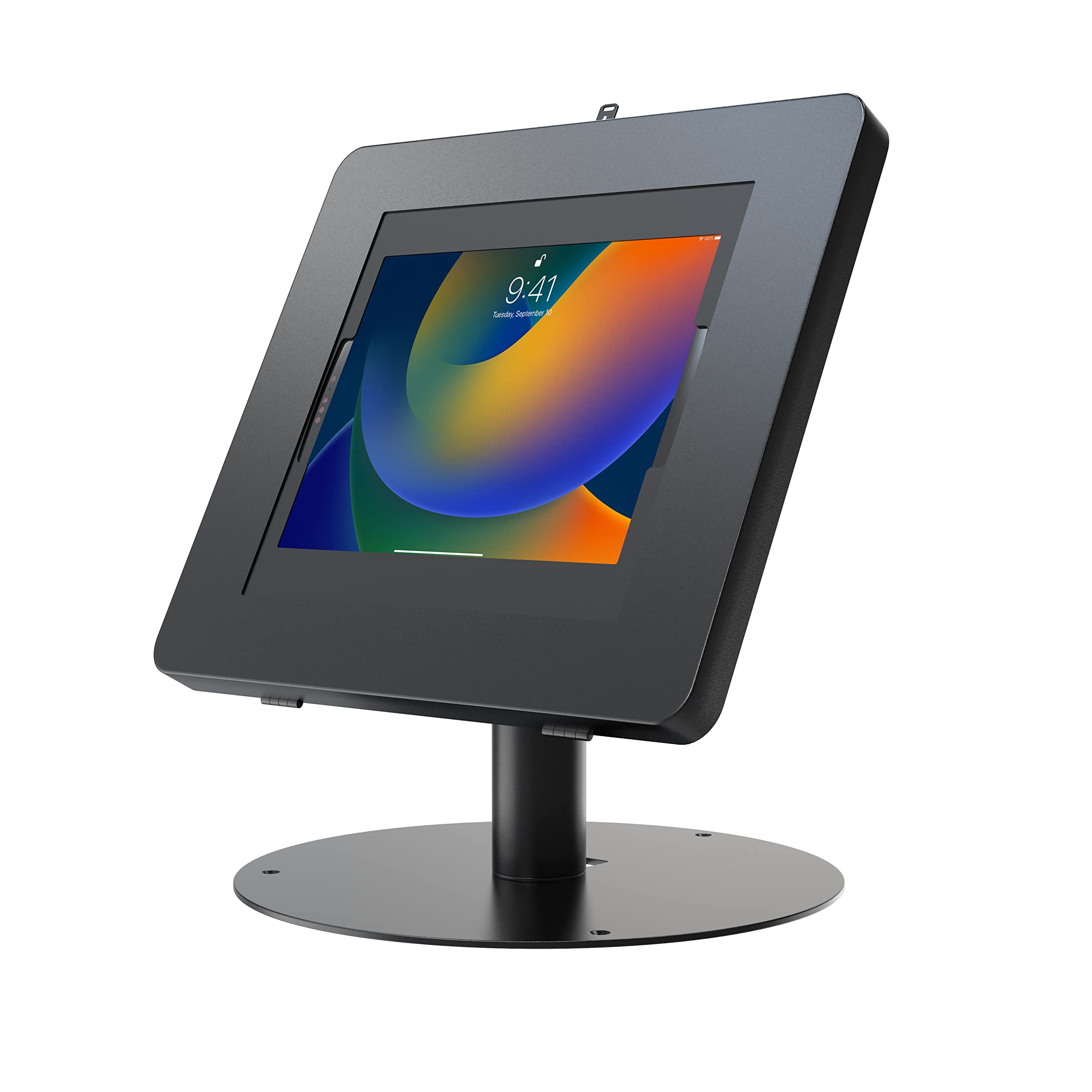 Hyperflex Kiosk Stand | CTA Secure Kiosk Stand for Tablets | Heavy-Duty Locking Enclosure | iPad Pro 12.9, Surface Pro 3/4/5/6/7