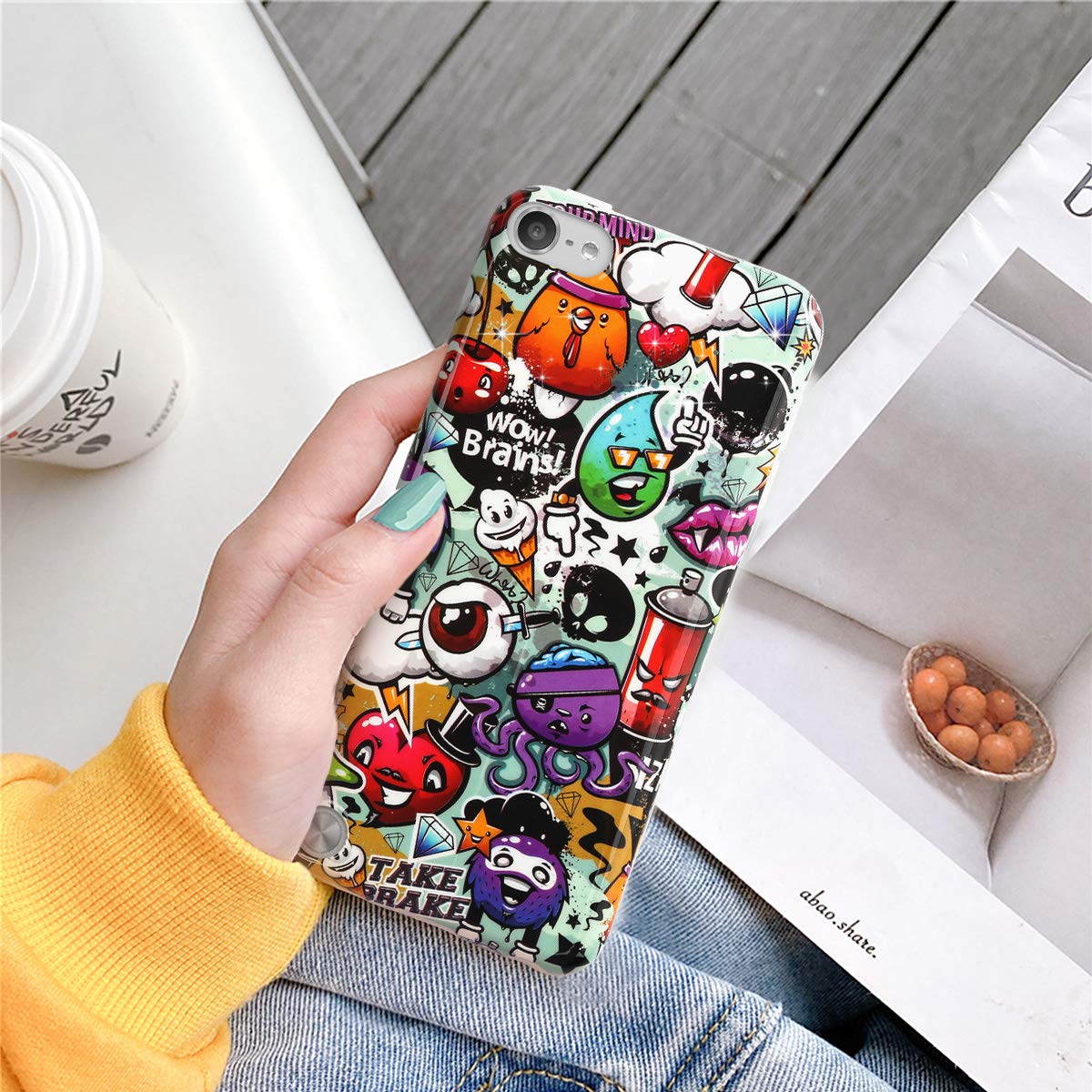 Ipod Touch 7Th Generation Case With 2 Screen Protectors, Idwell Slim Anti Scratch Flexible Soft Tpu Bumper Protective Case For I