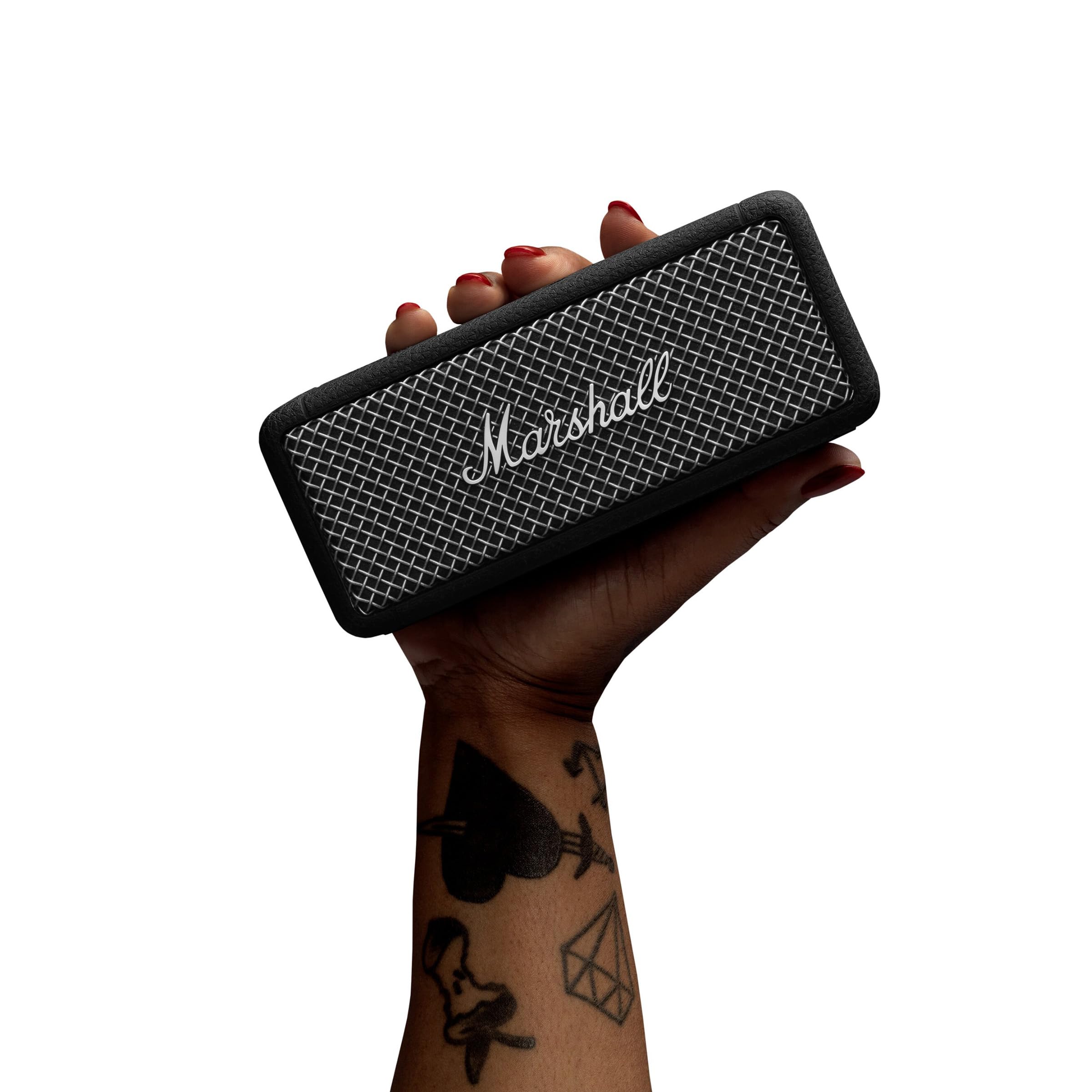 Marshall Emberton Ii Portable Bluetooth Speaker, Black & Steel