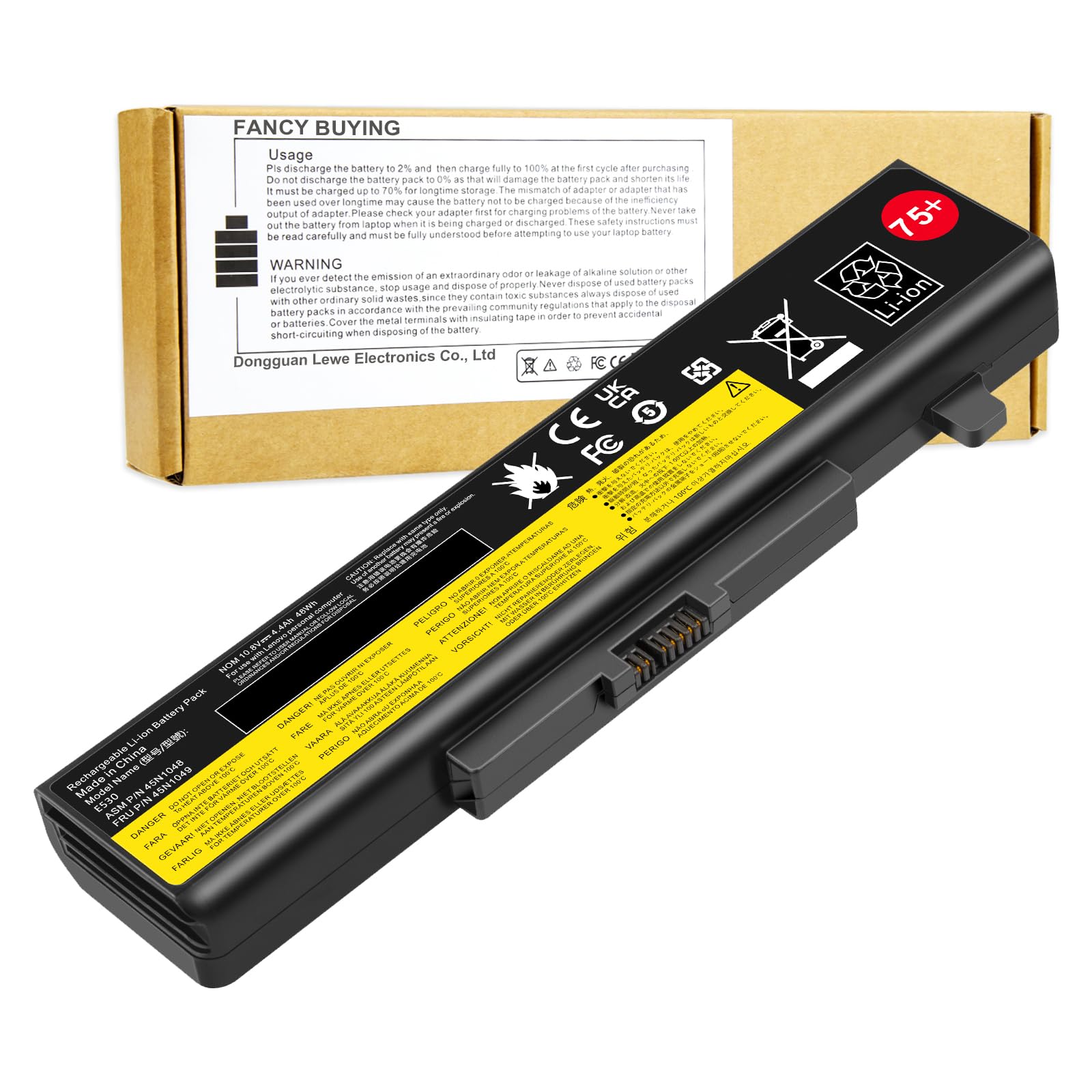 Fancy Buying 75+ B590 E430 E530 E540 0A36311 Laptop Battery For Thinkpad E431 E435 E440 E445 E531 E535 E545 45N1048 45N1049 45N1