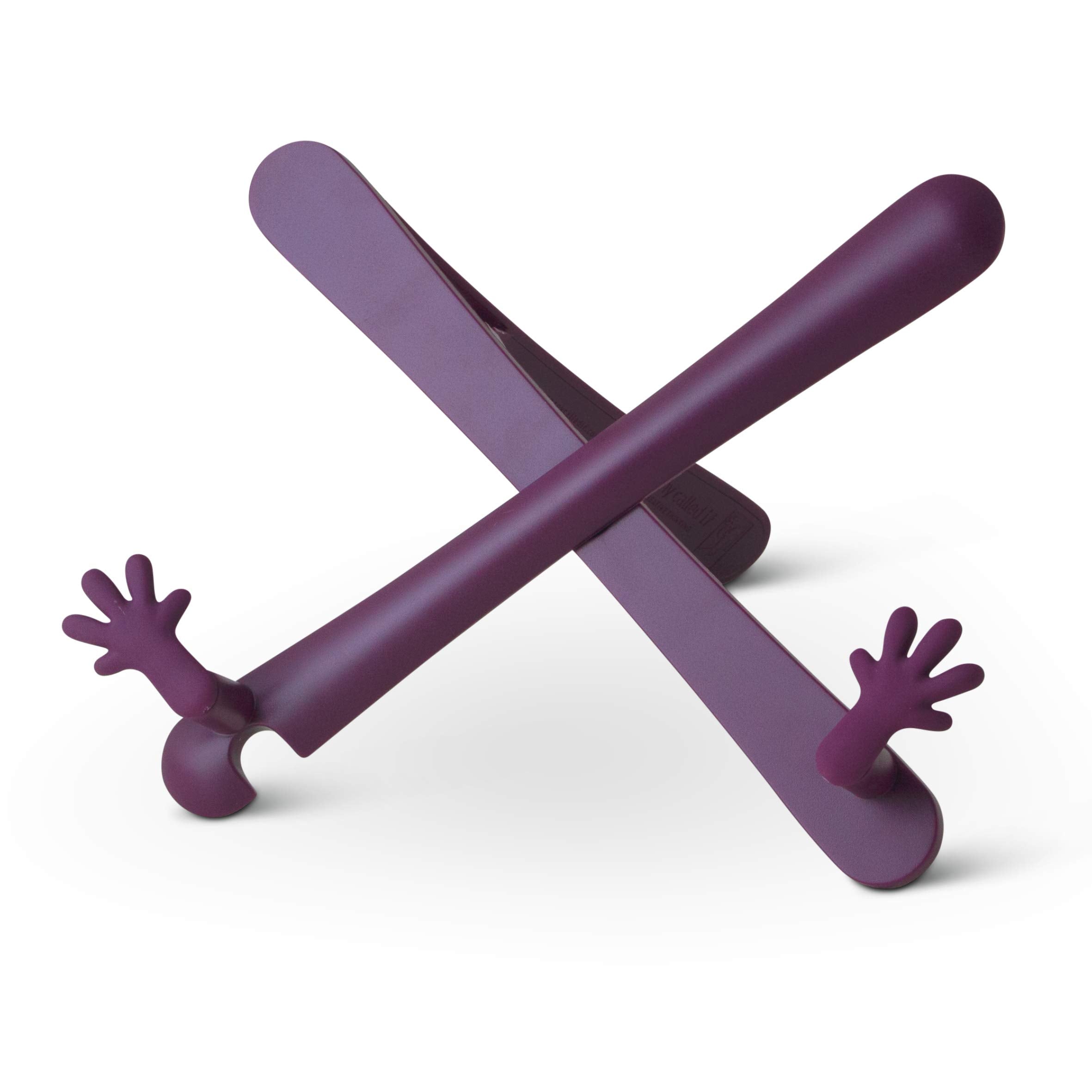 If The Hands Stand, Hands Free Reading Tablet & Book Holder   Aubergine